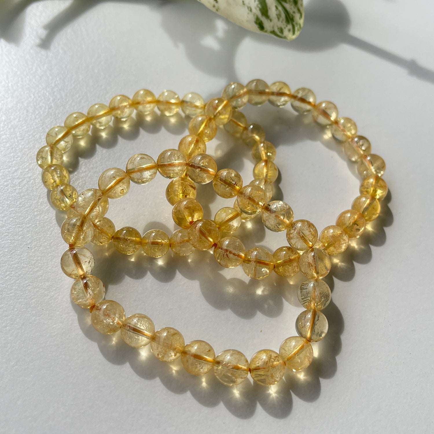 Citrine Beaded Bracelet