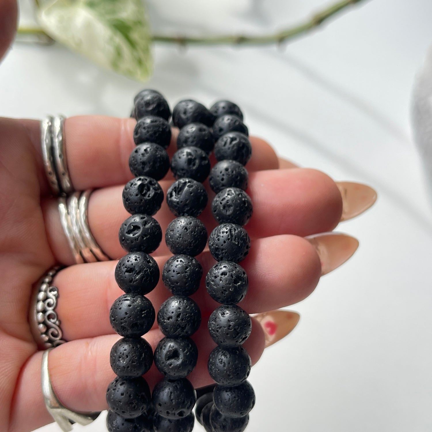 Lava Beaded Bracelet