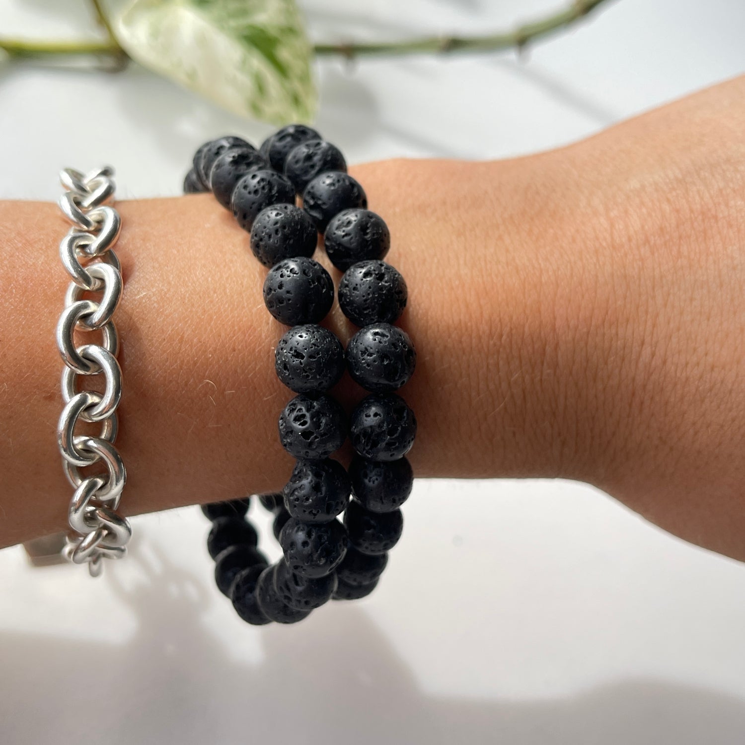 Lava Beaded Bracelet