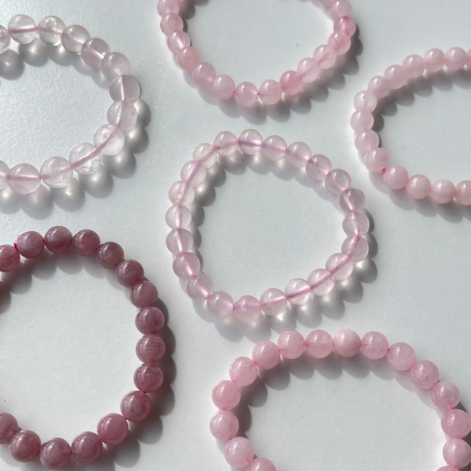 Rose Quartz Beaded Bracelet