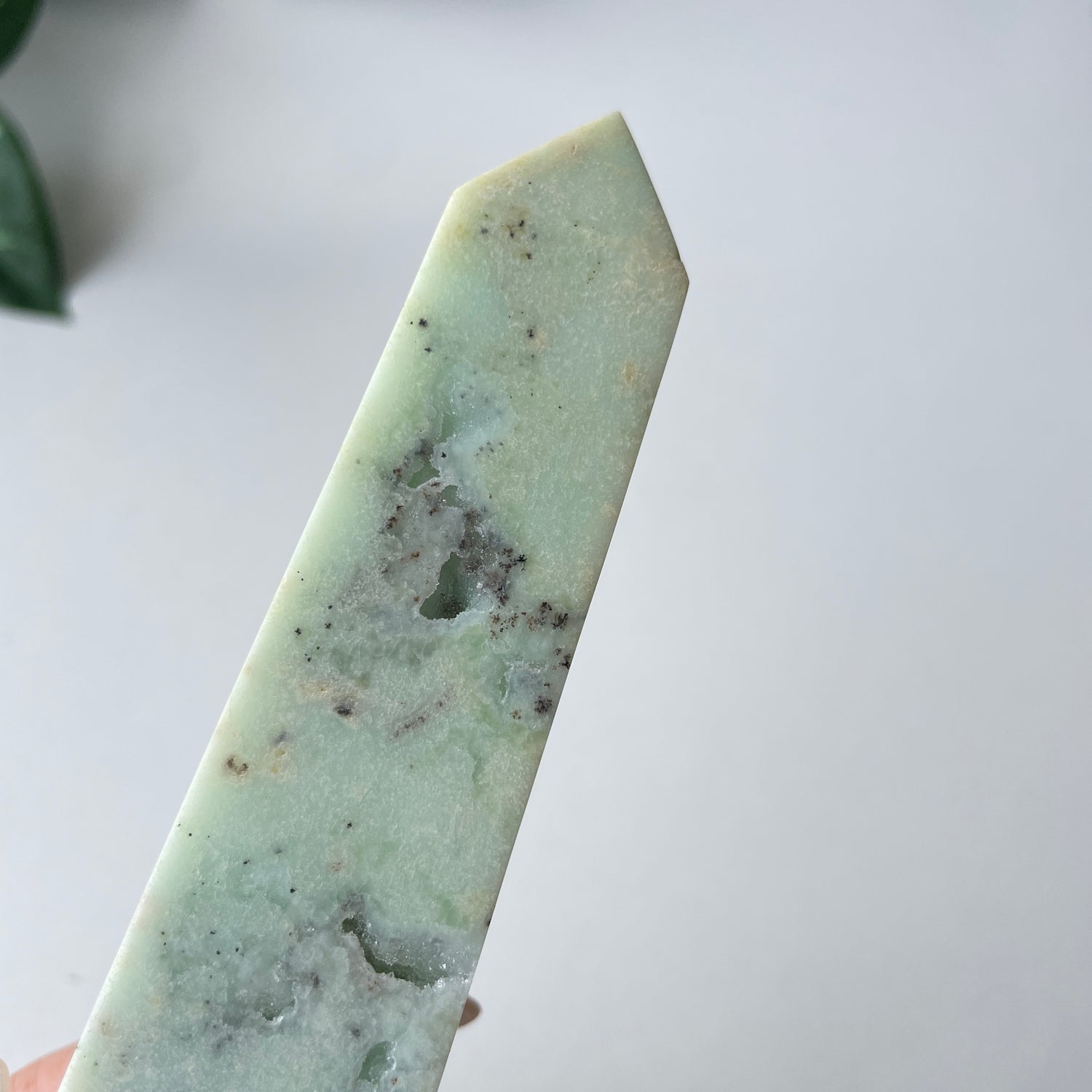 Chrysoprase Obelisk 12.2cm