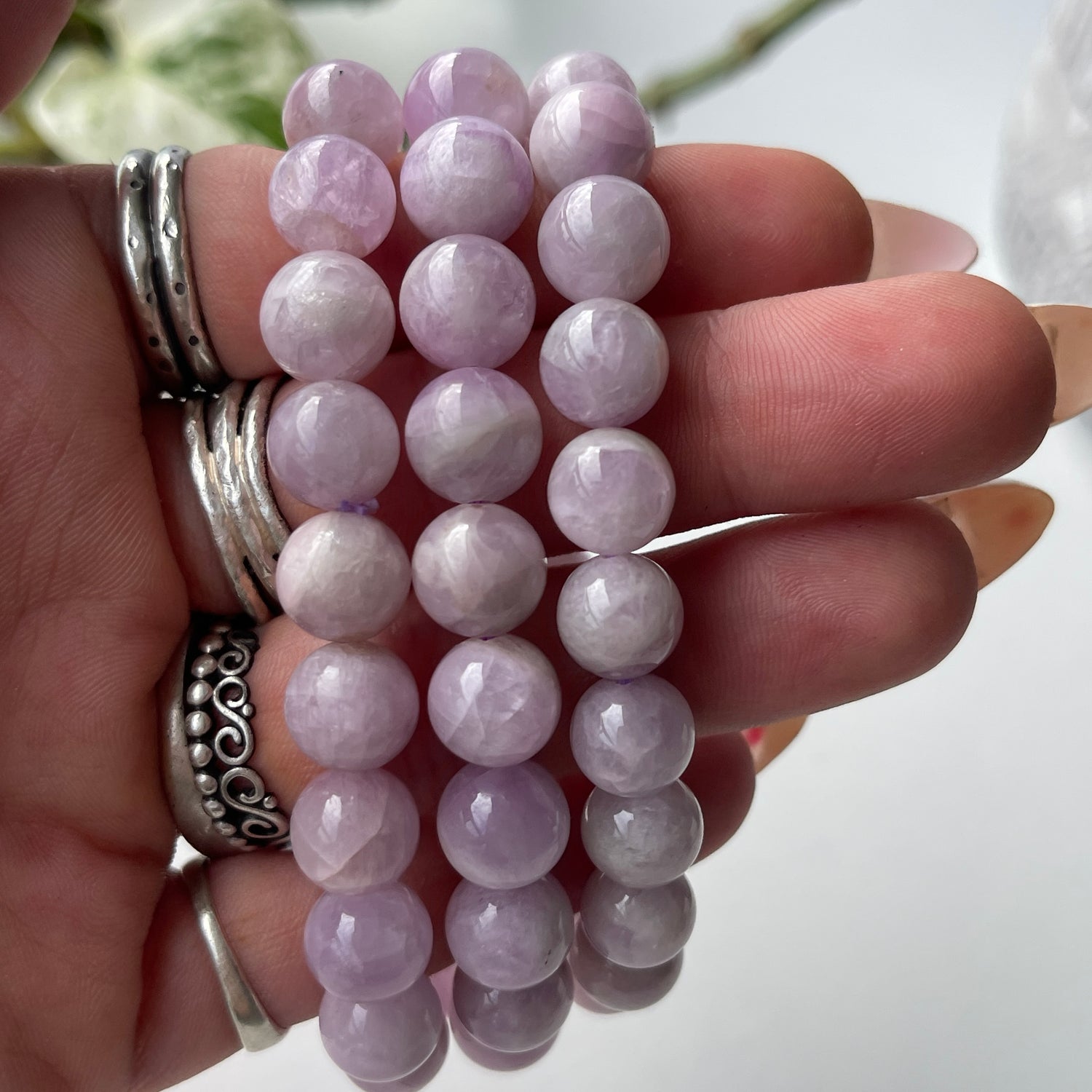 Kunzite Beaded Bracelet