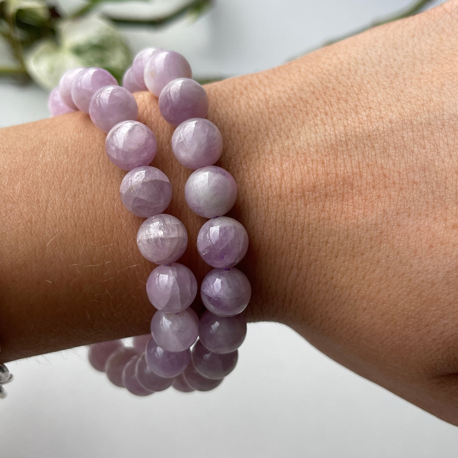 Kunzite Beaded Bracelet