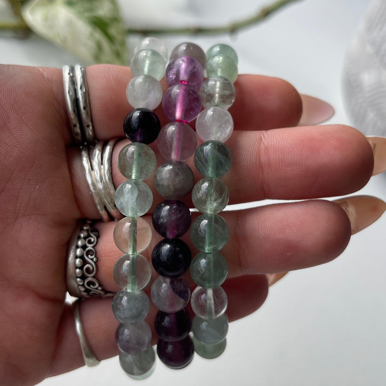 Fluorite Beaded Bracelet