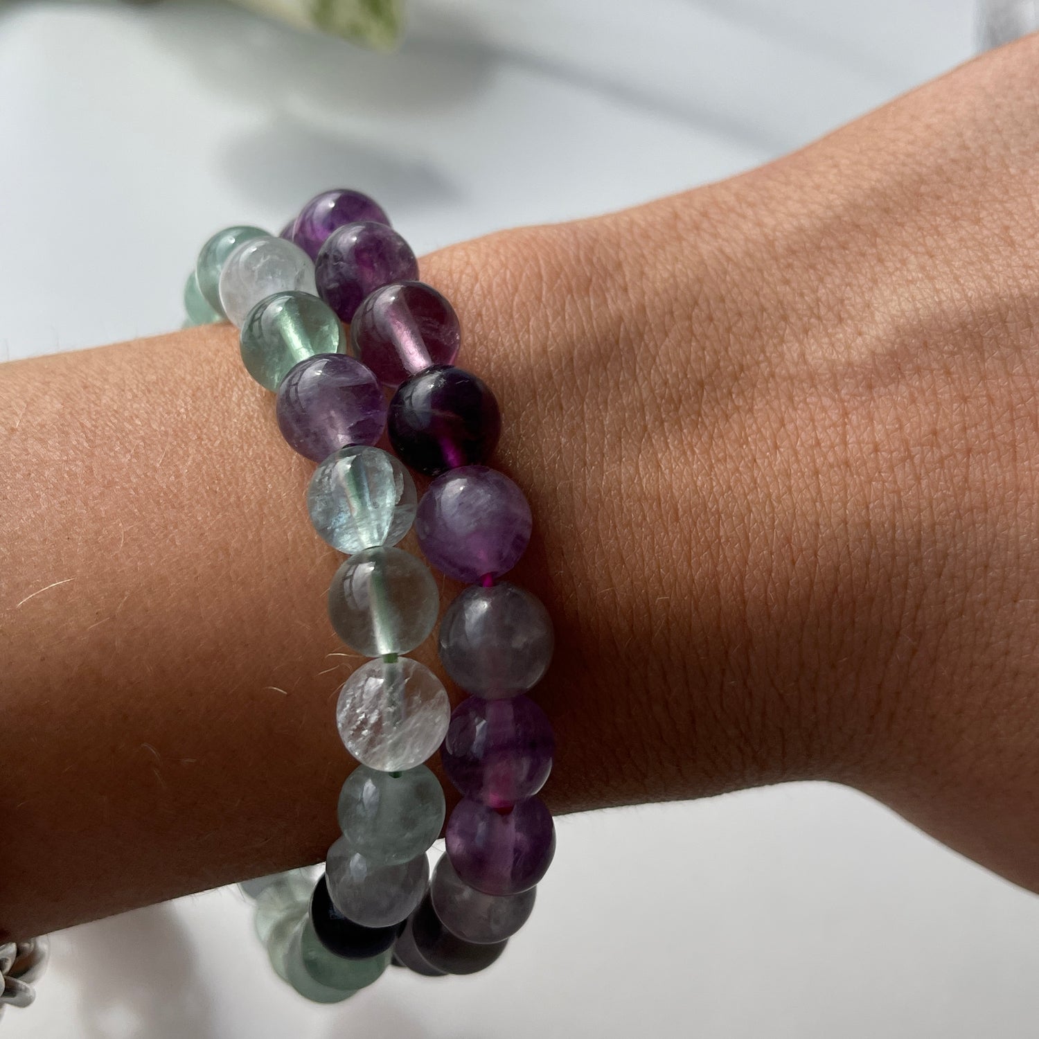 Fluorite Beaded Bracelet