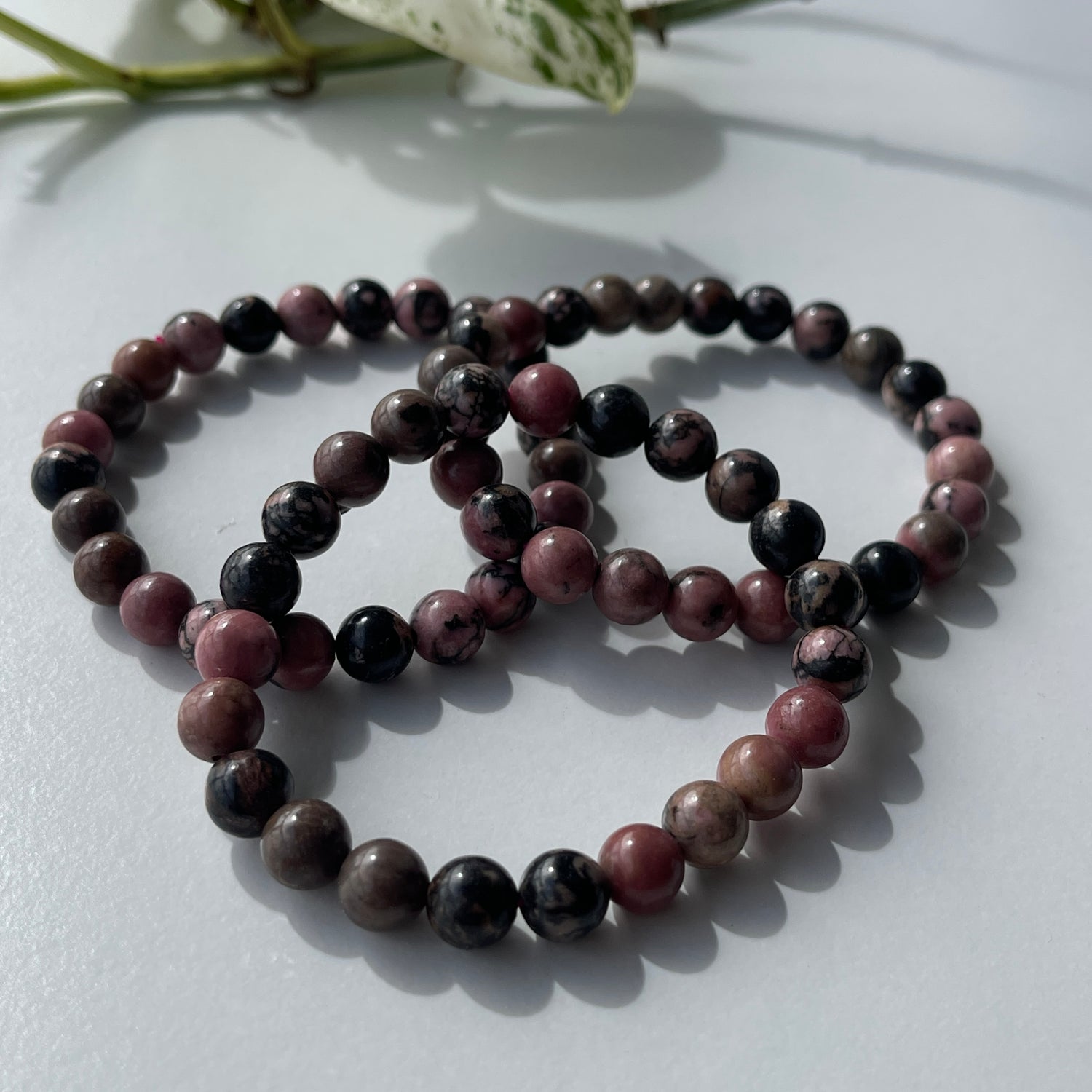 Rhodonite Beaded Bracelet