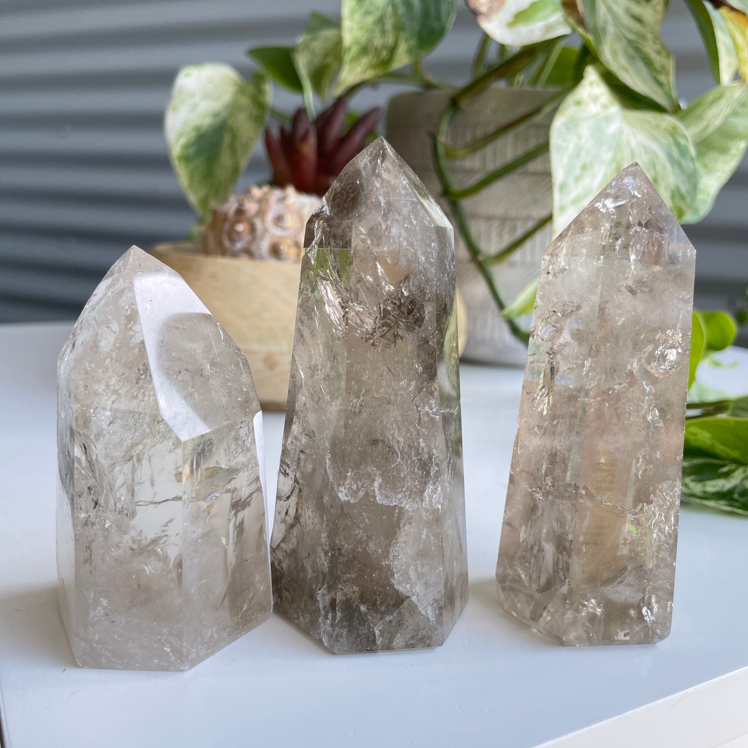Smoky Quartz Generator Med Assorted