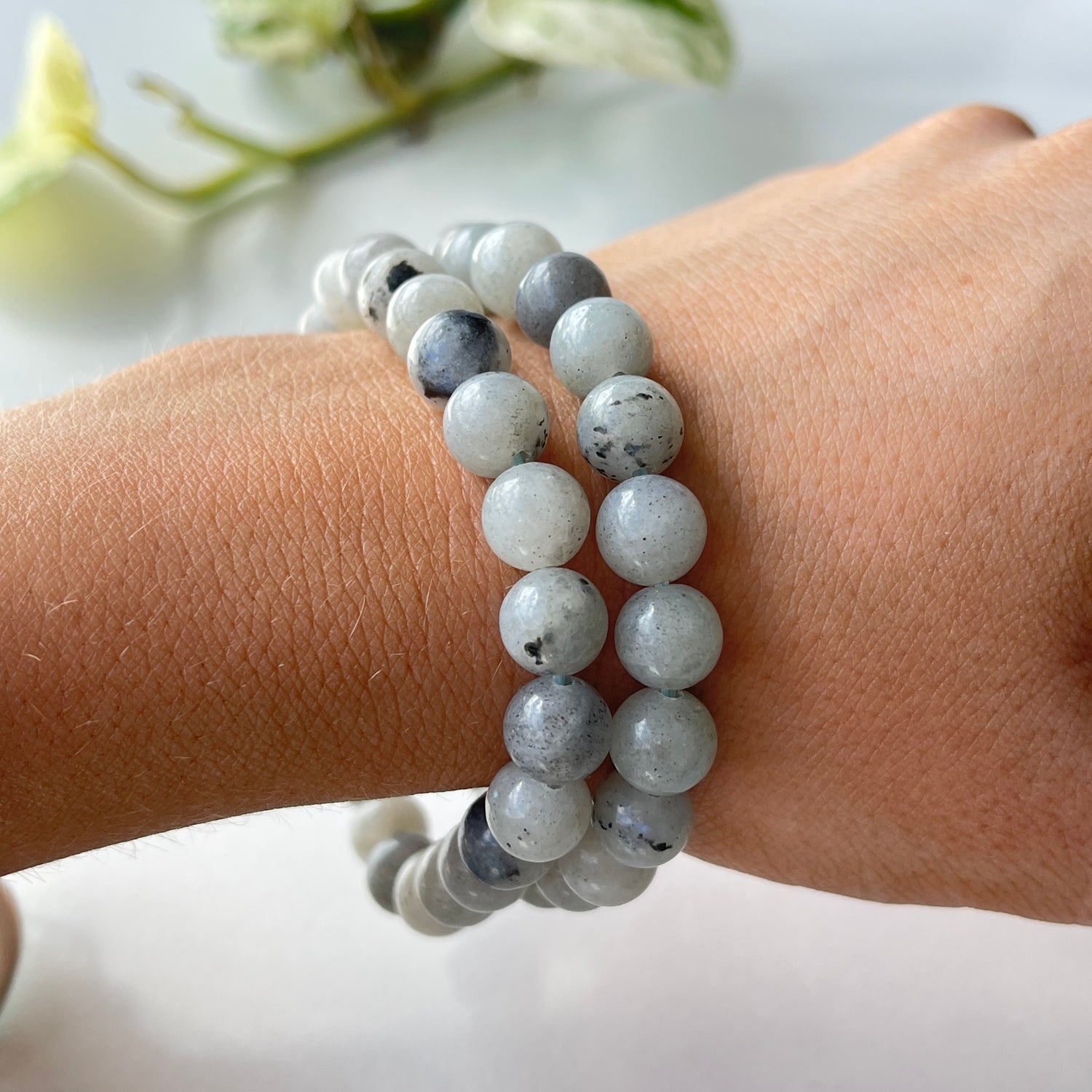 Labradorite Beaded Bracelet