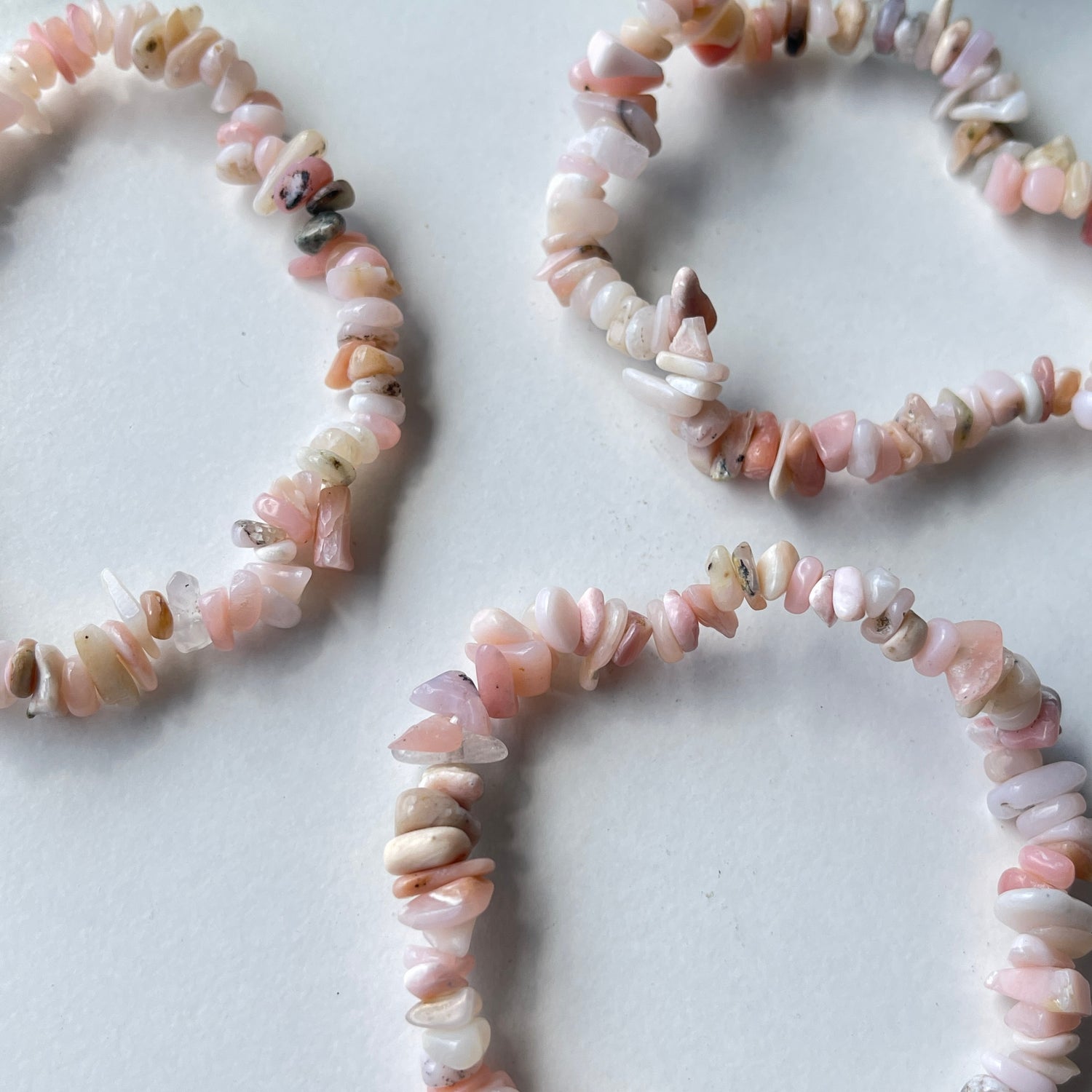 Pink Opal Chip Bracelet