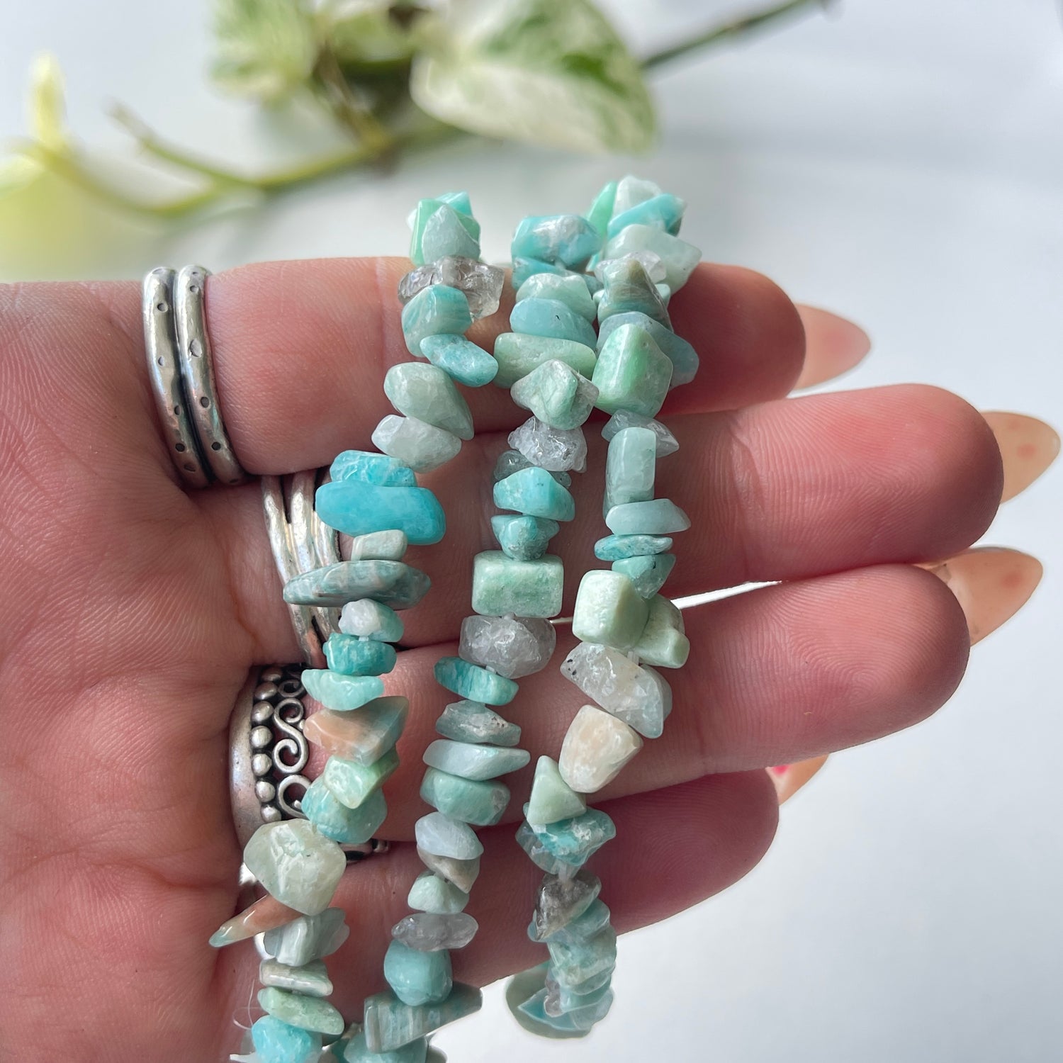 Amazonite Chip Bracelet