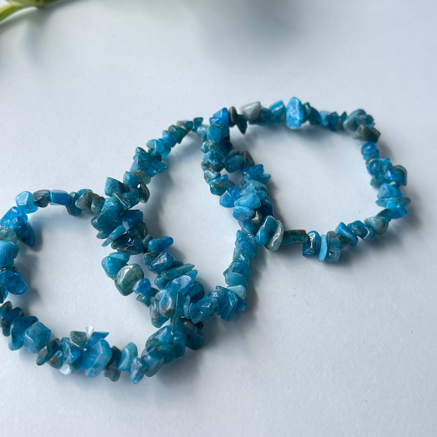 Blue Apatite Chip Bracelet