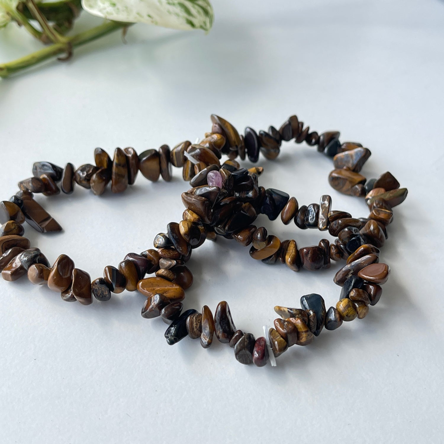 Tigers Eye Chip Bracelet
