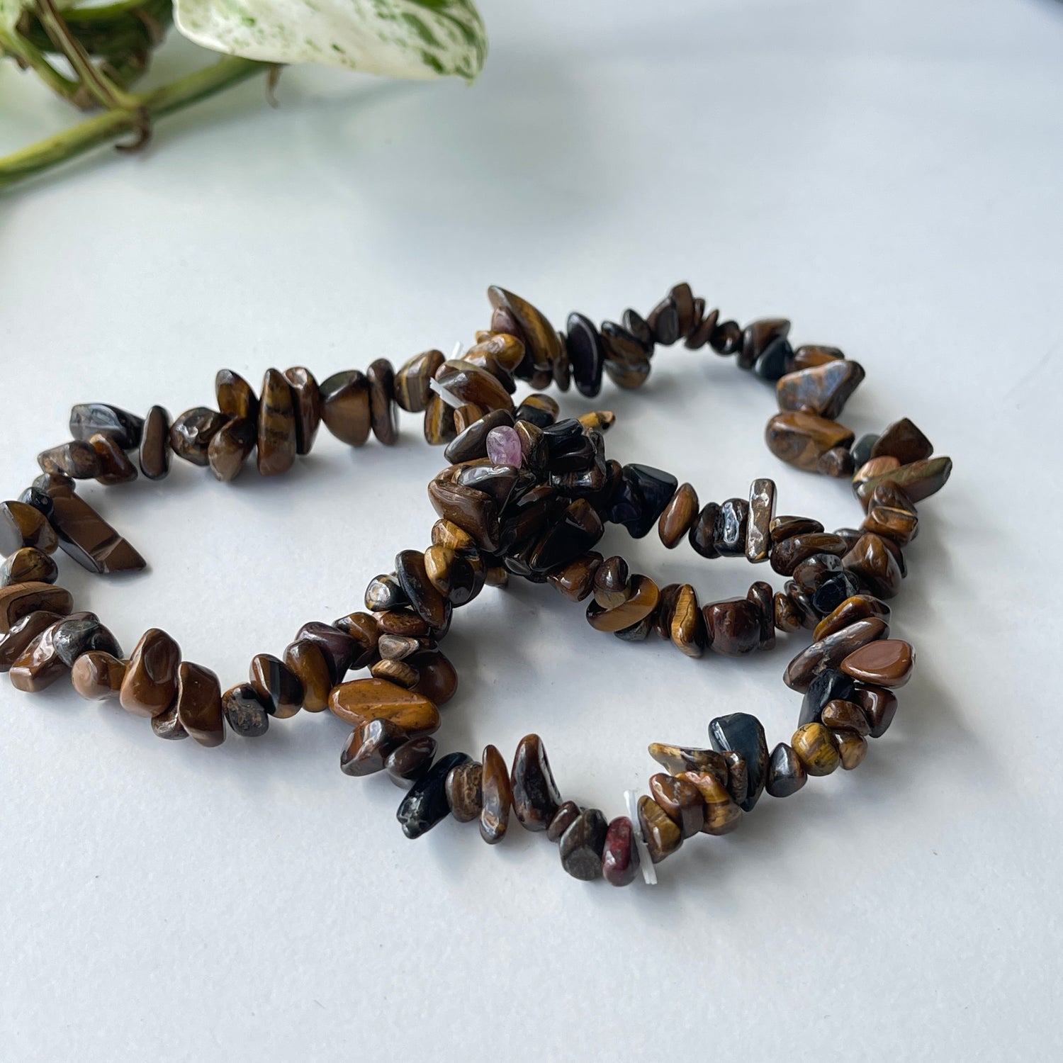 Tigers Eye Chip Bracelet