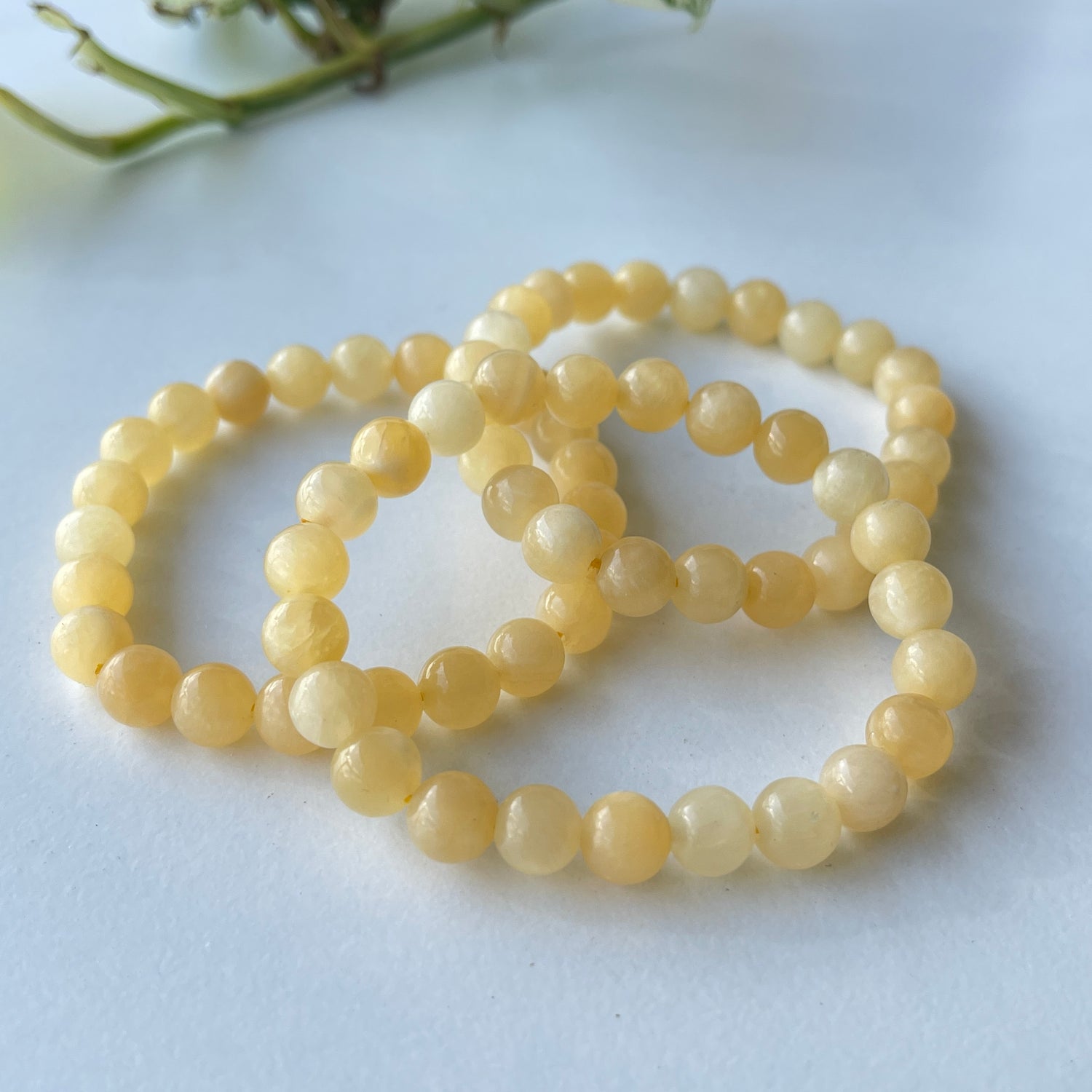 Orange Calcite Med Bracelet
