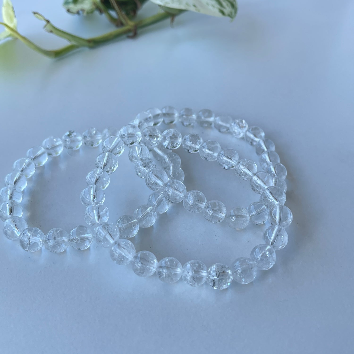 Crackle Quartz Med Bracelet