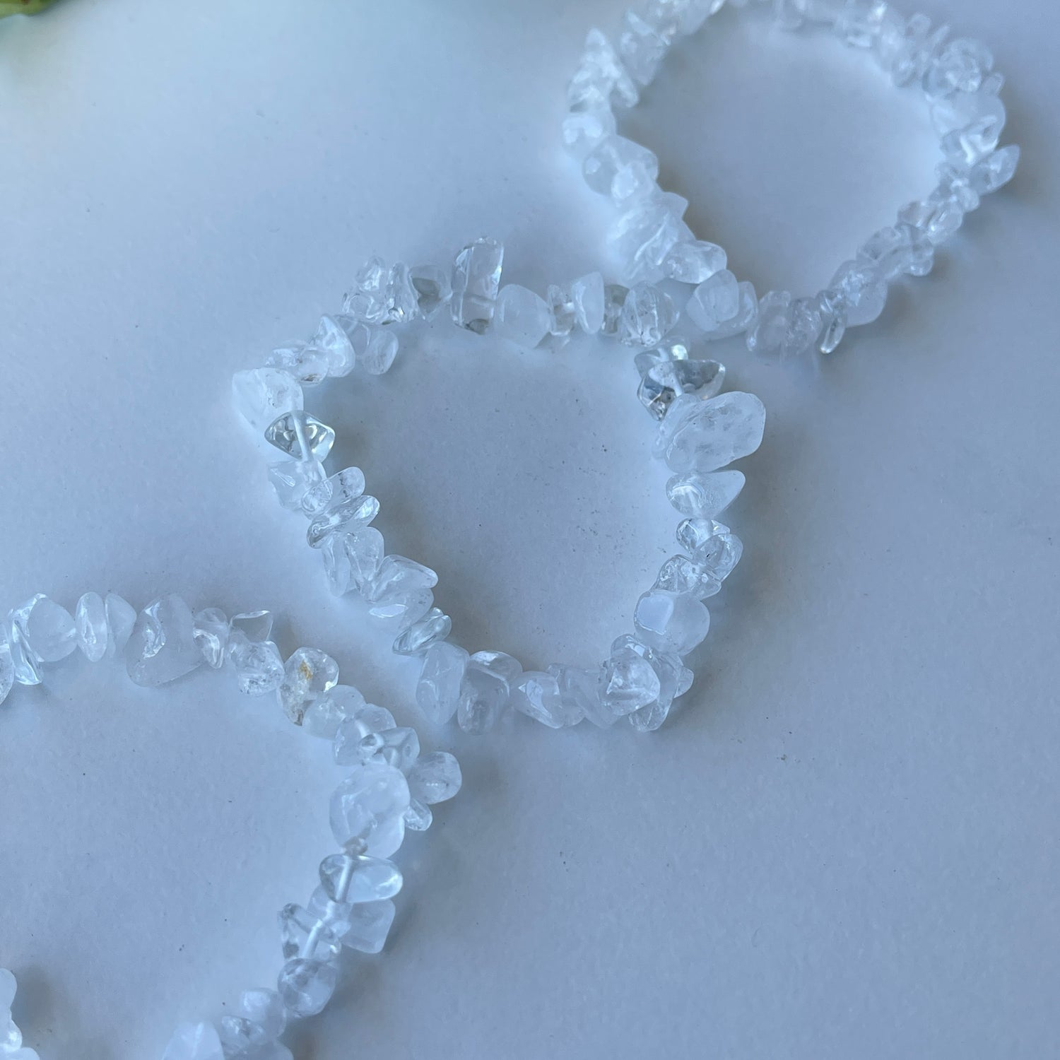 Clear Quartz Chip Bracelet