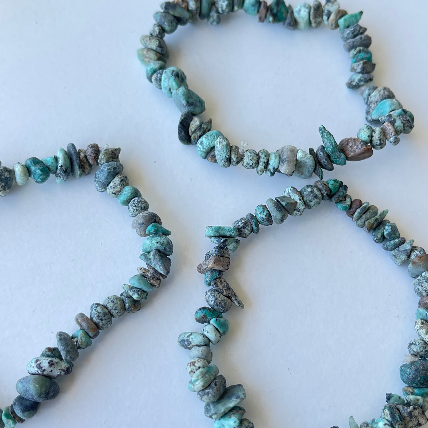 African Turquoise Chip Bracelet