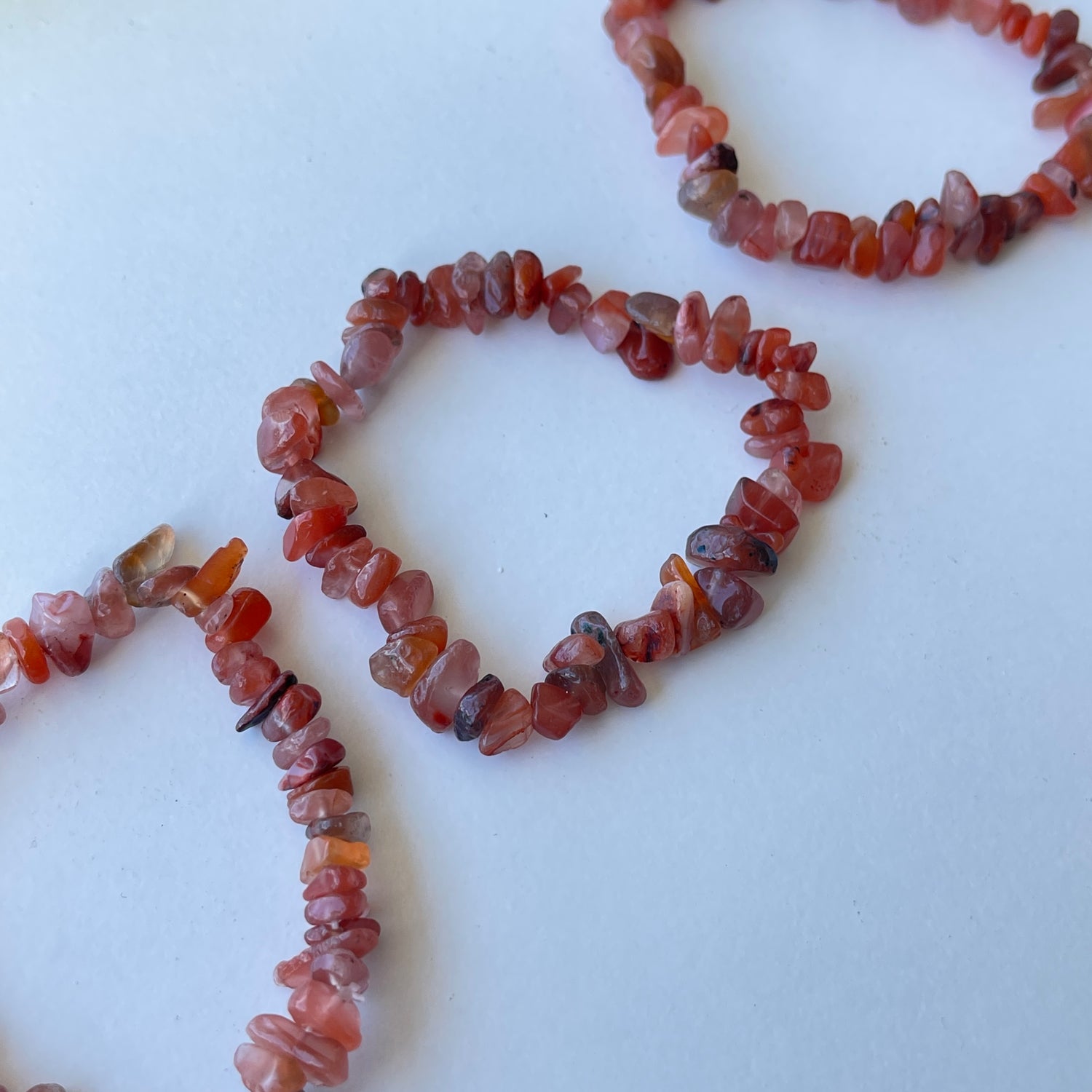 Carnelian Chip Bracelet