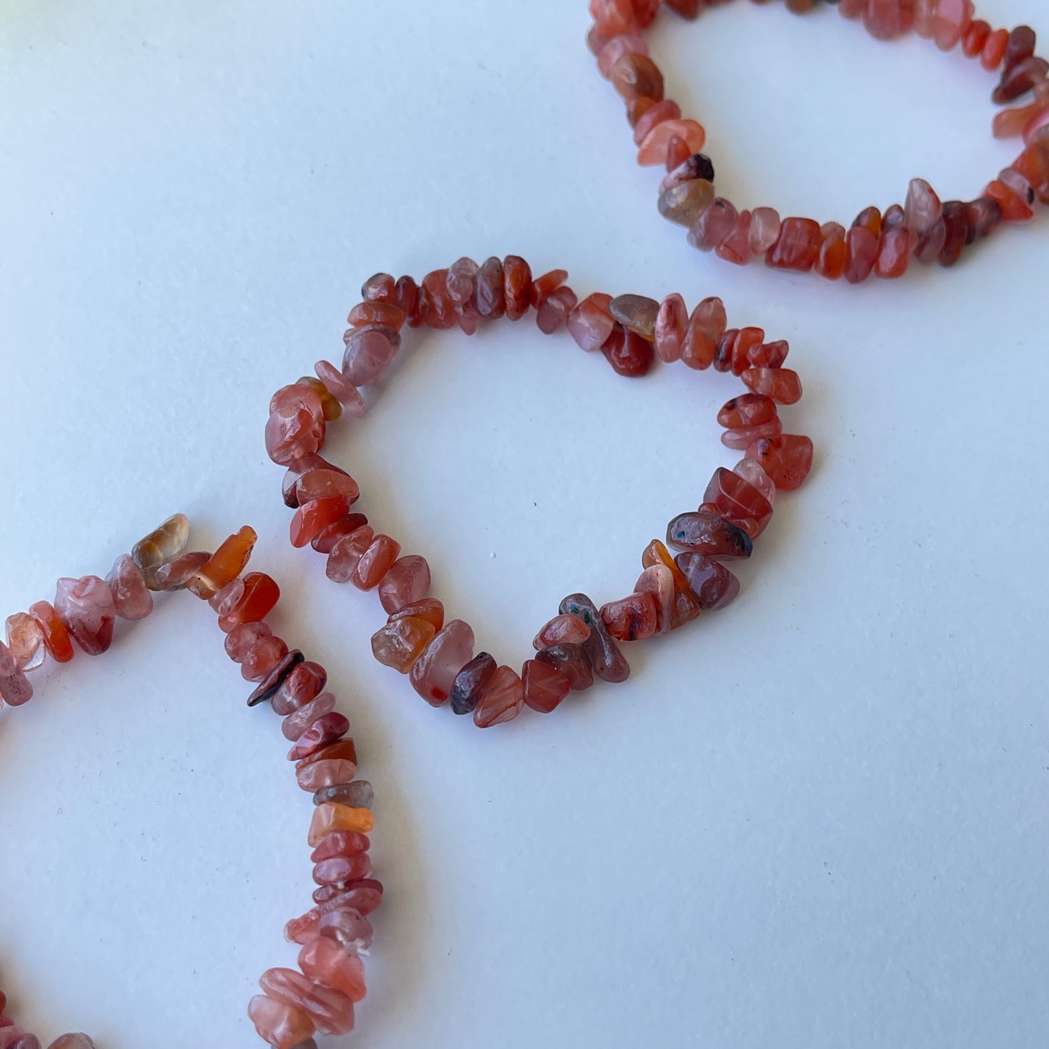 Carnelian Chip Bracelet