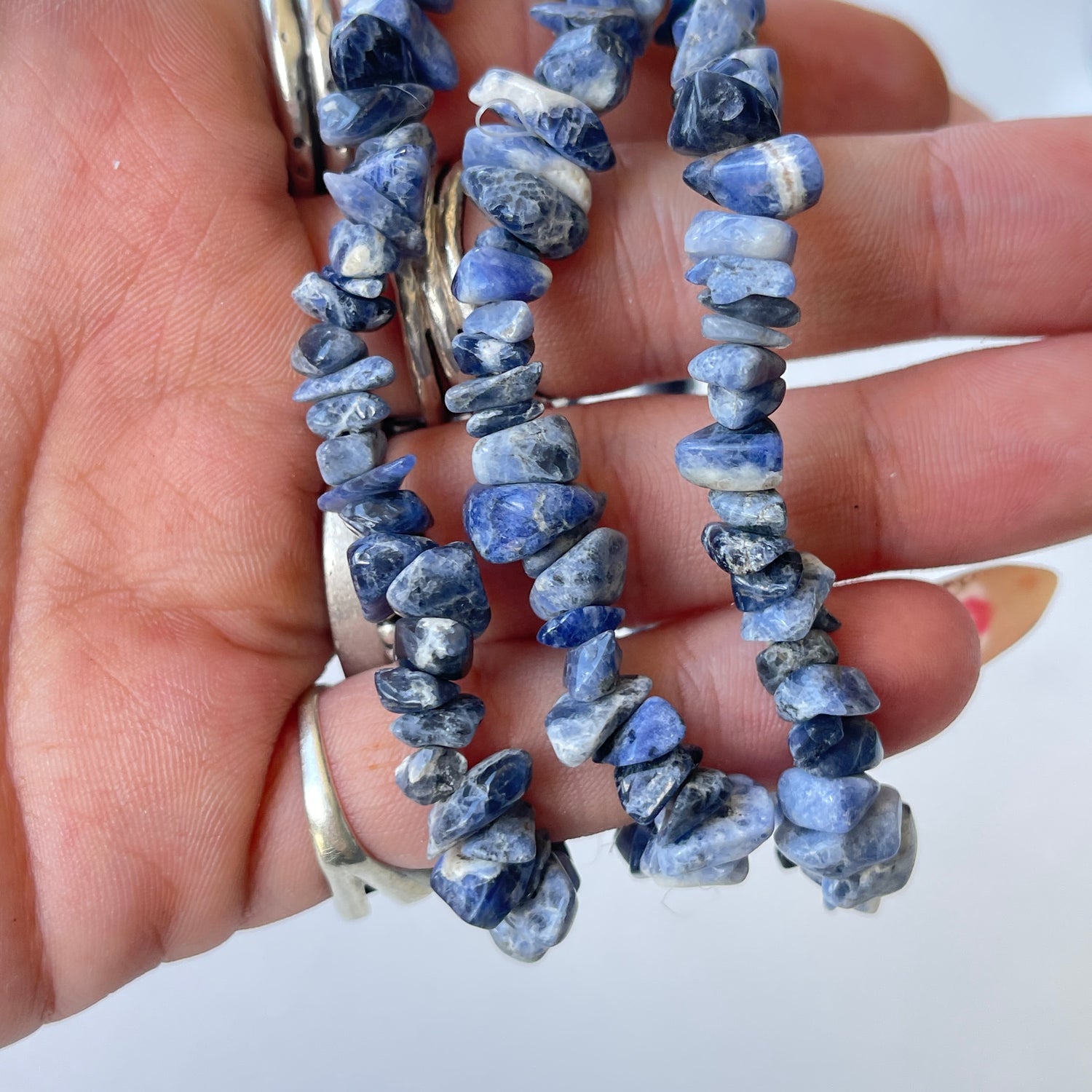 Sodalite Chip Bracelet