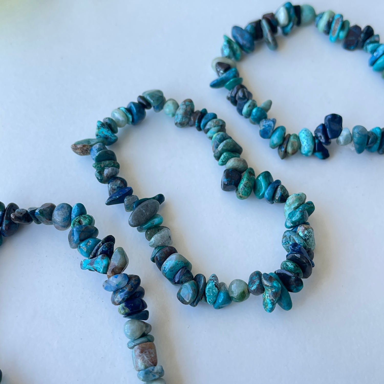 Chrysocolla Chip Bracelet