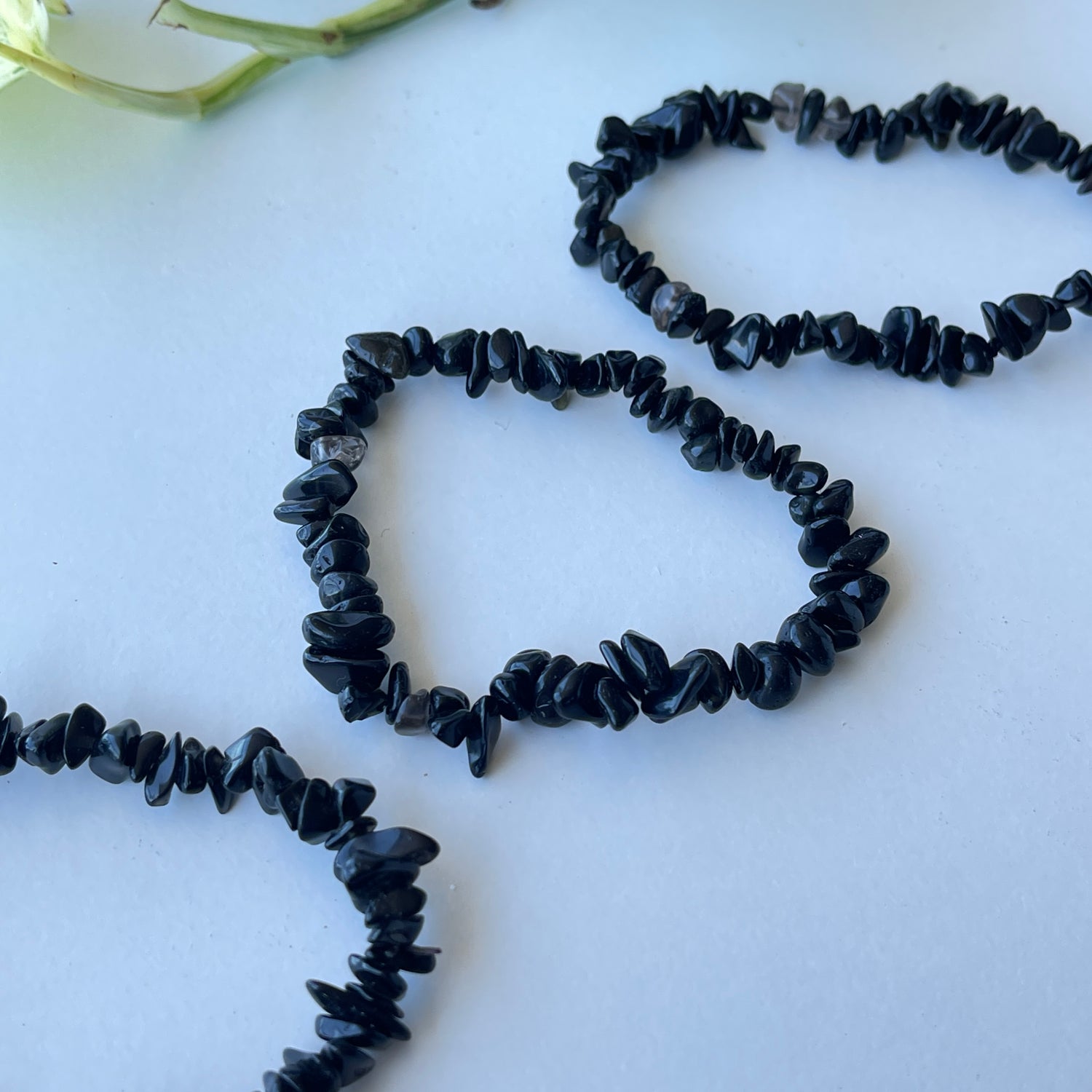 Black Onyx Chip Bracelet