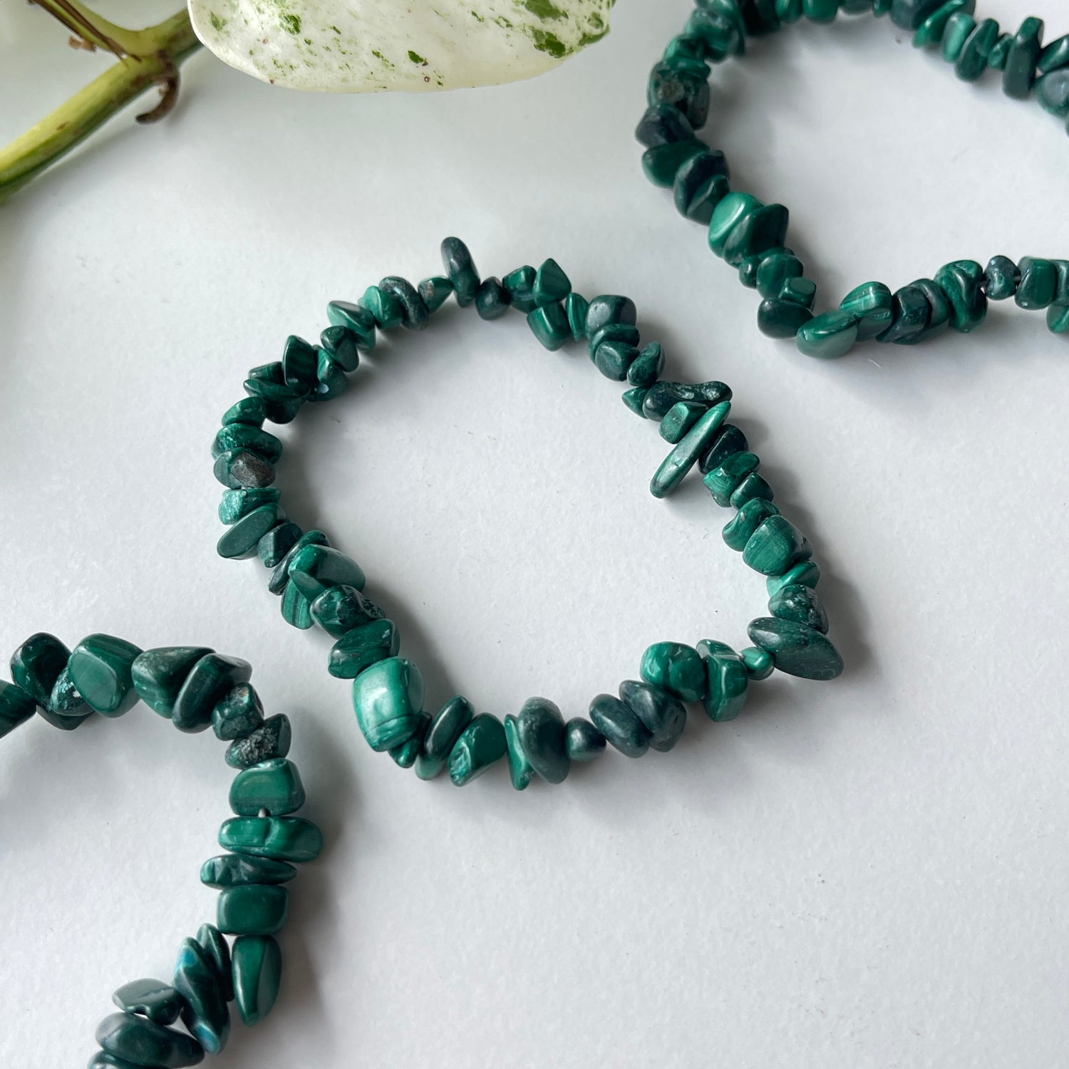 Malachite Chip Bracelet