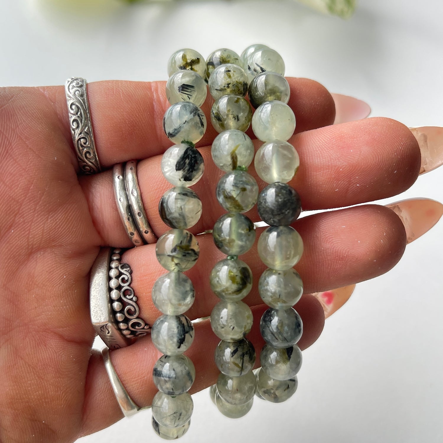 Prehnite Med Bracelet