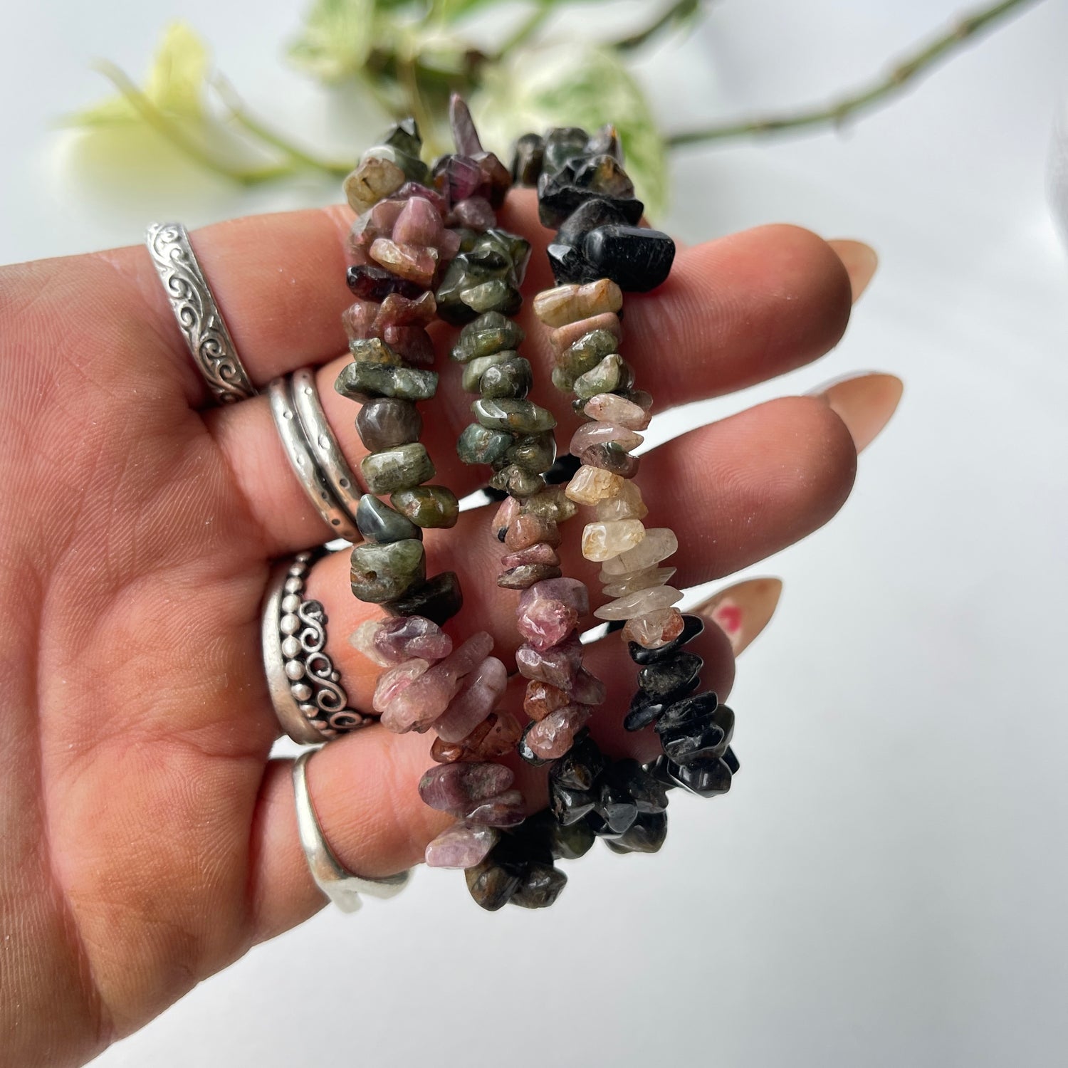 Tourmaline Chip Bracelet