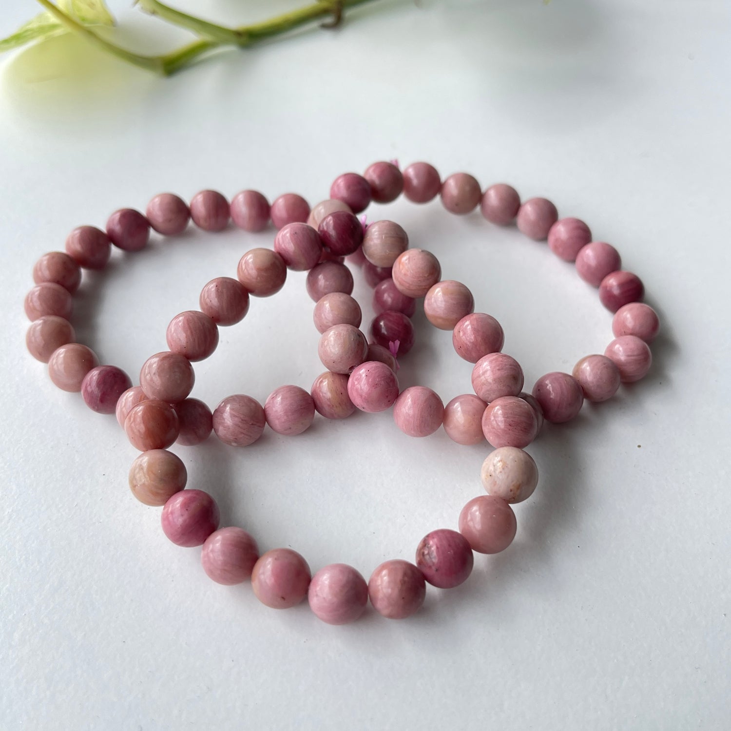 Peruvian Rhodonite Med Bracelet