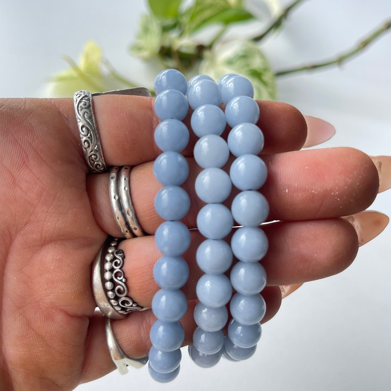 Angelite Med Bracelet