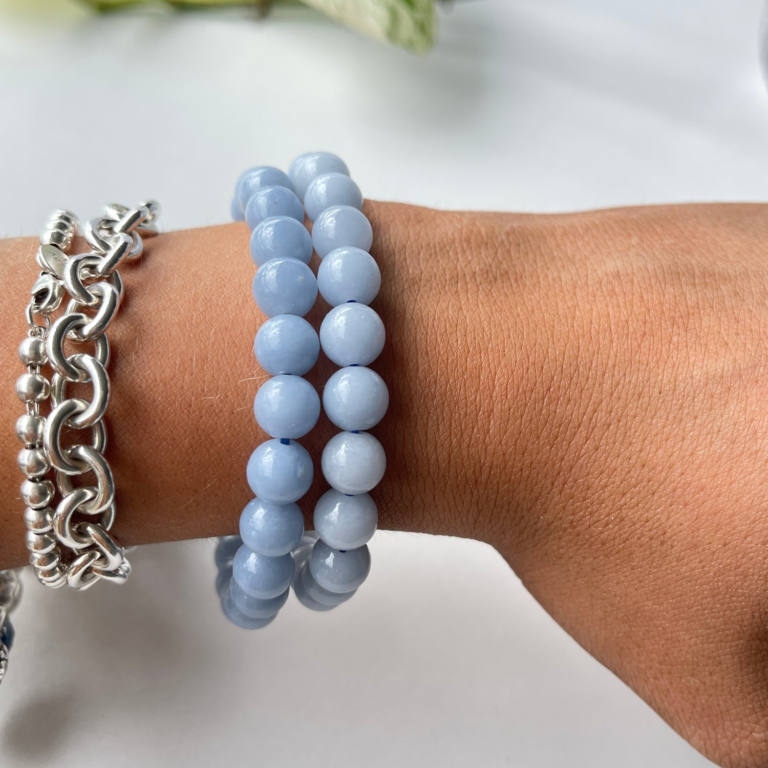 Angelite Med Bracelet