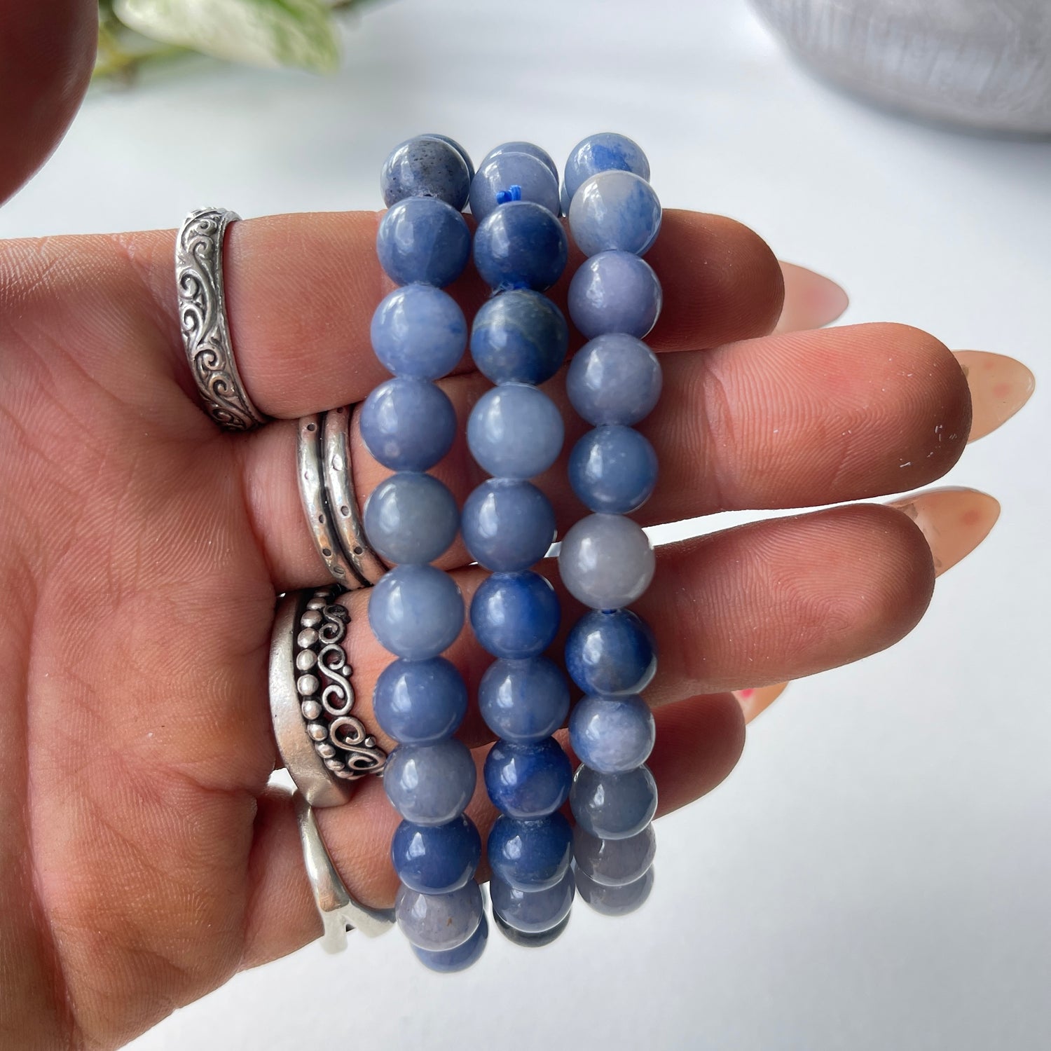 Blue Quartz Med Bracelet