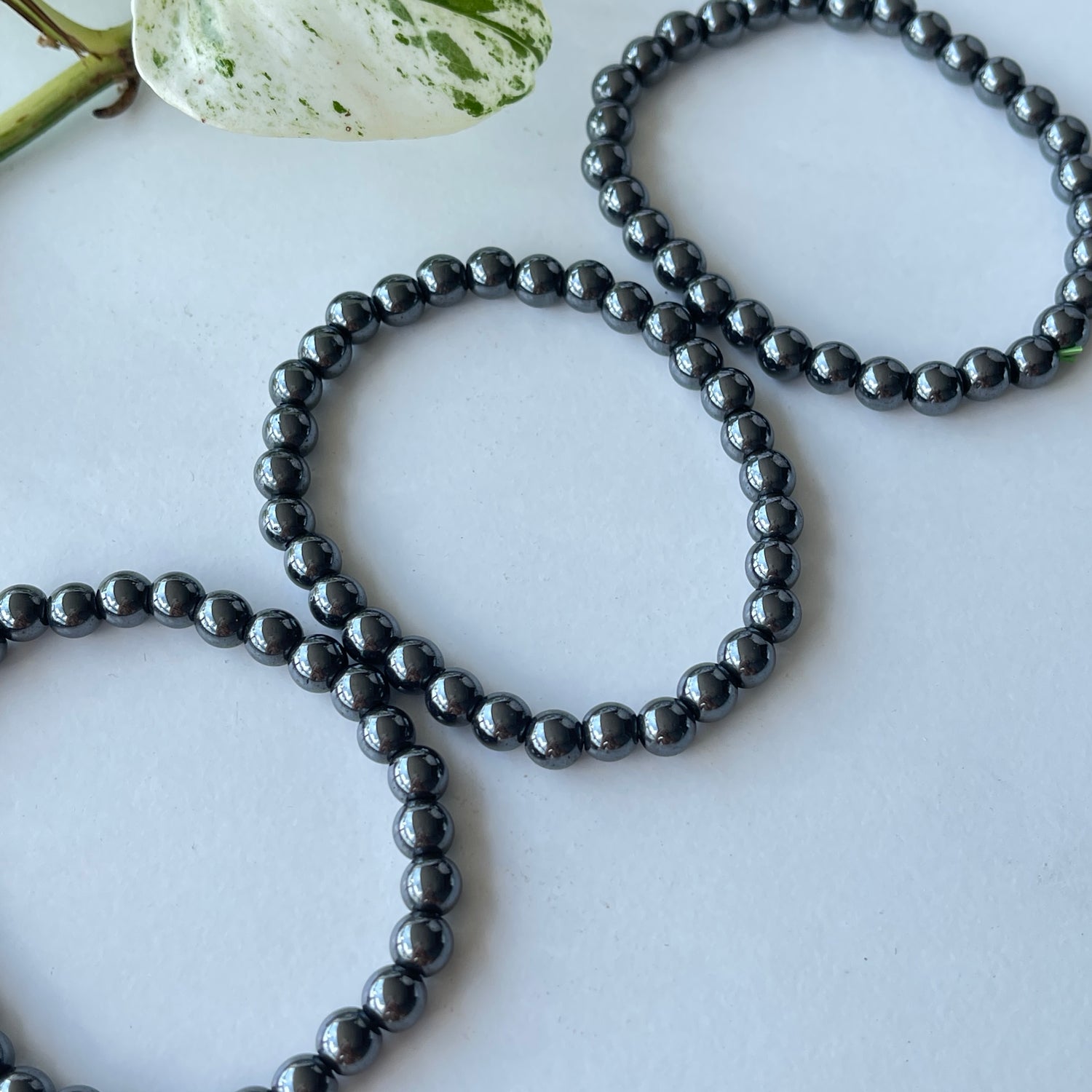 Hematite Beaded Bracelet