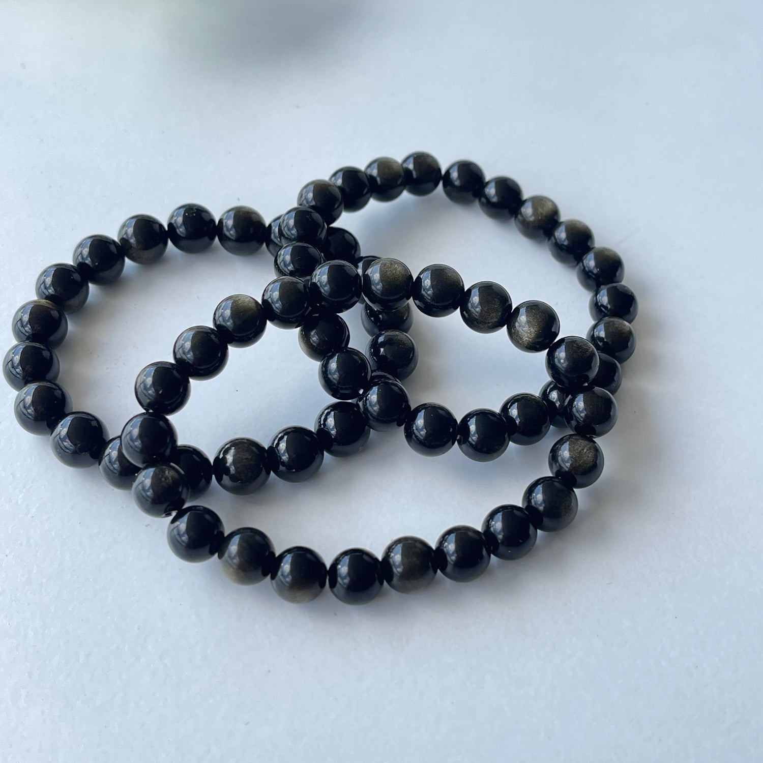 Black Obsidian Med Bracelet