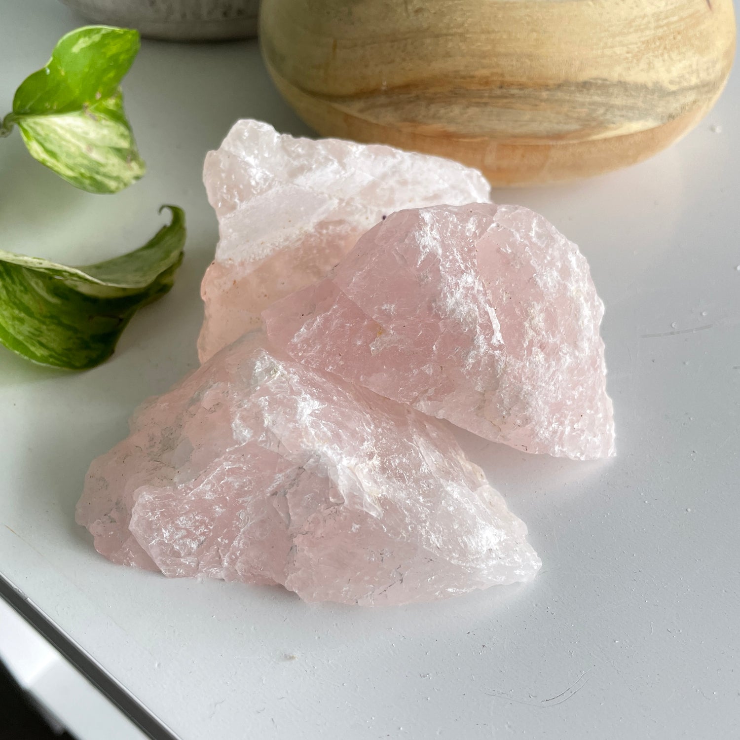 Rose Quartz Chunk Med