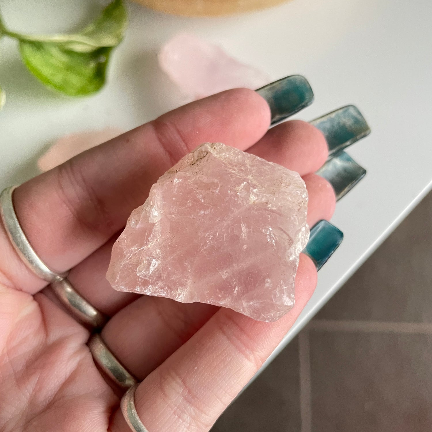 Rose Quartz Chunks Sml
