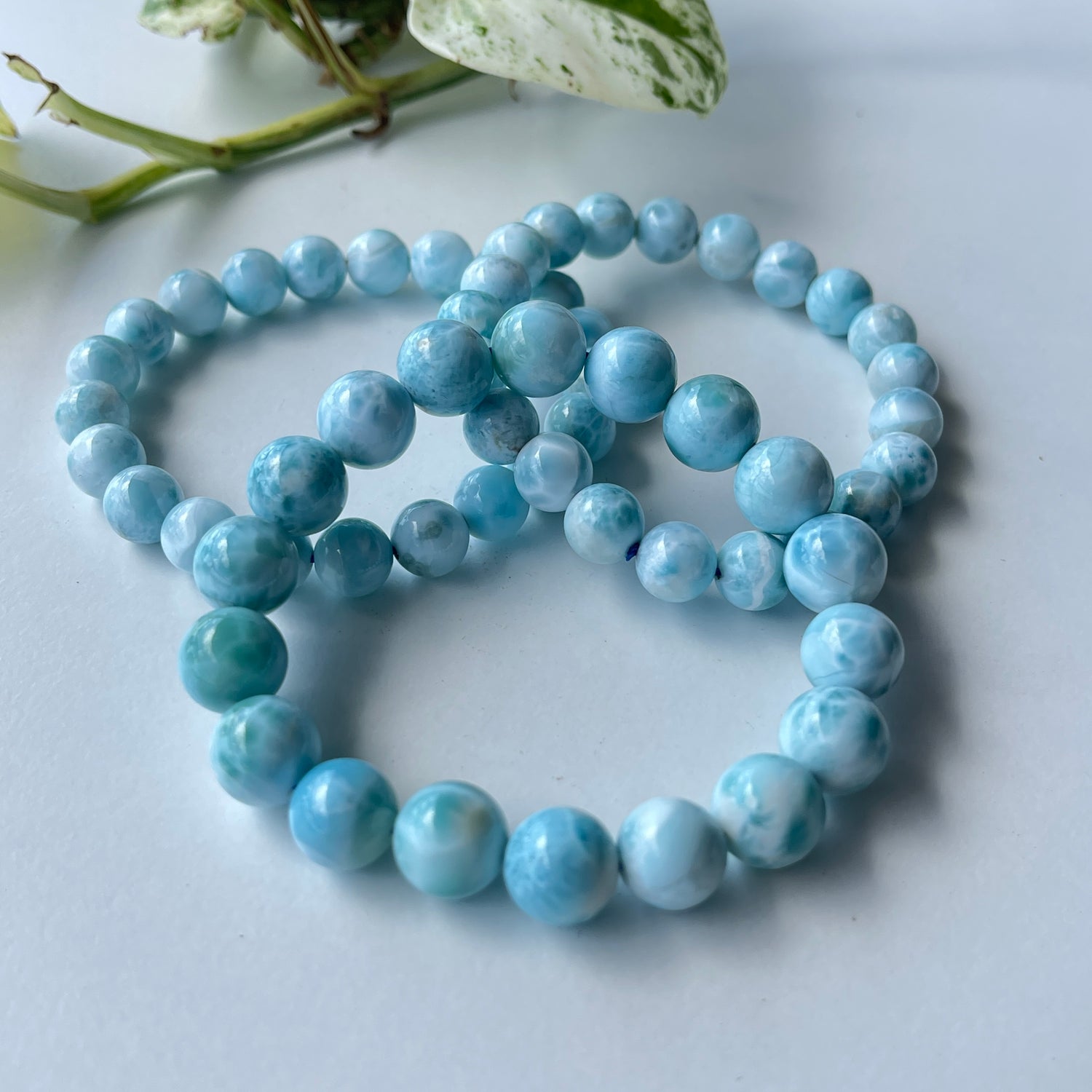 Larimar Beaded Bracelet