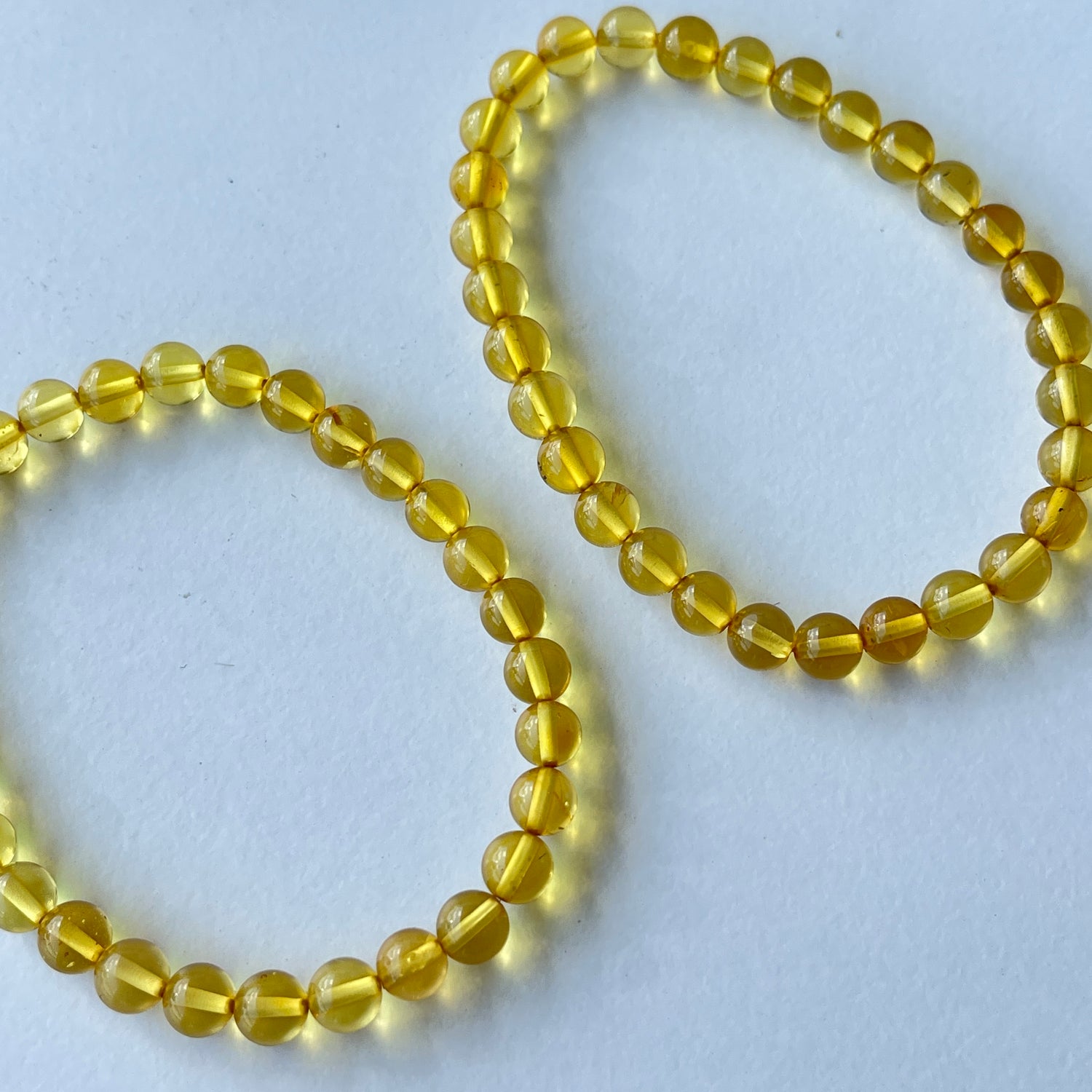 Amber Beaded Bracelet