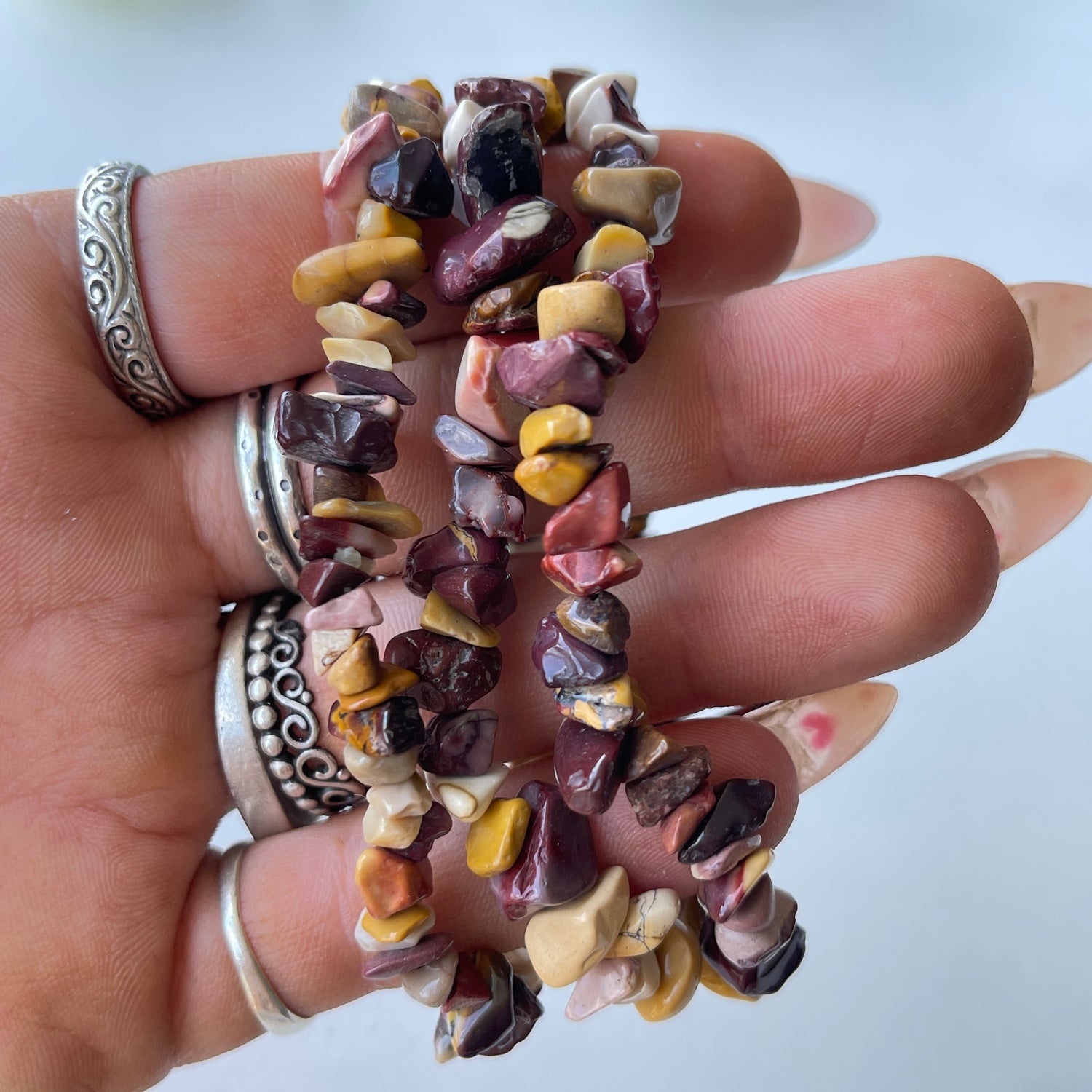 Mookaite Chip Bracelet