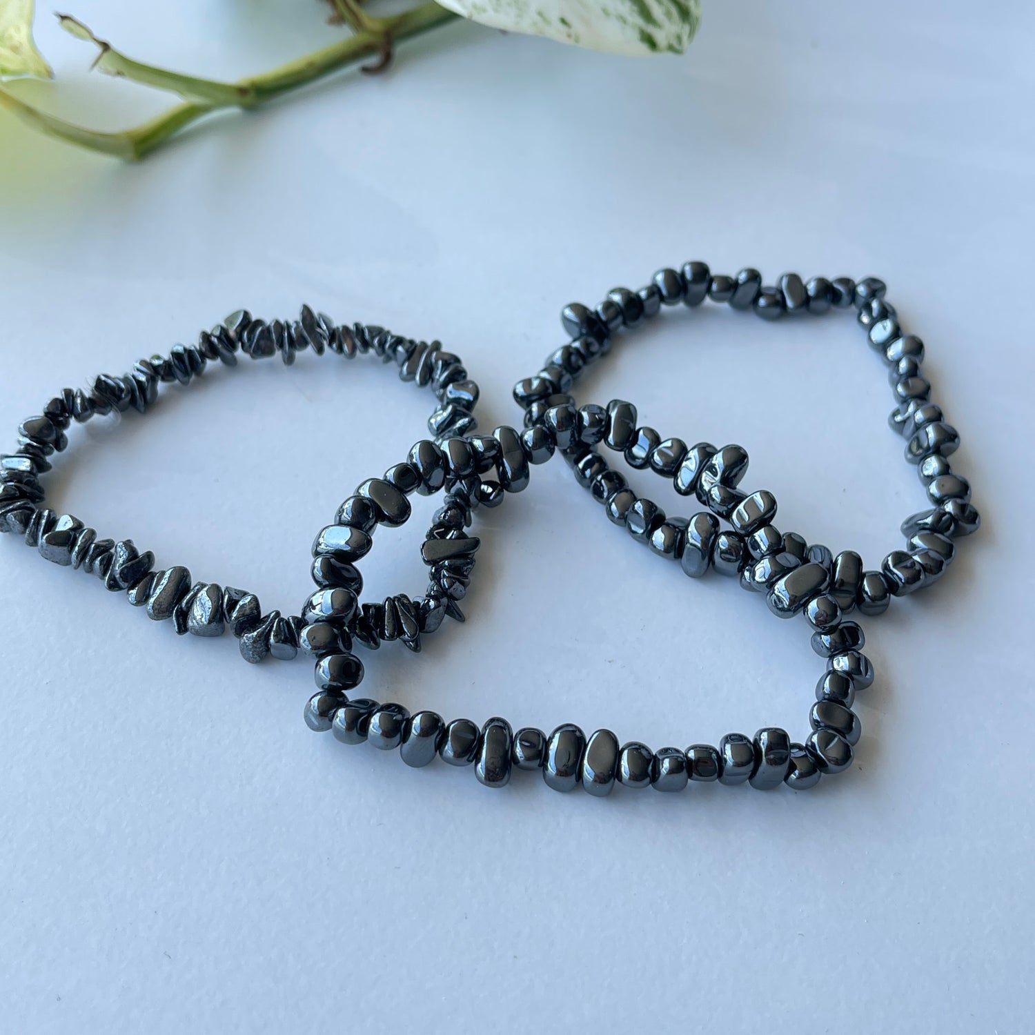 Hematite Chip Bracelet