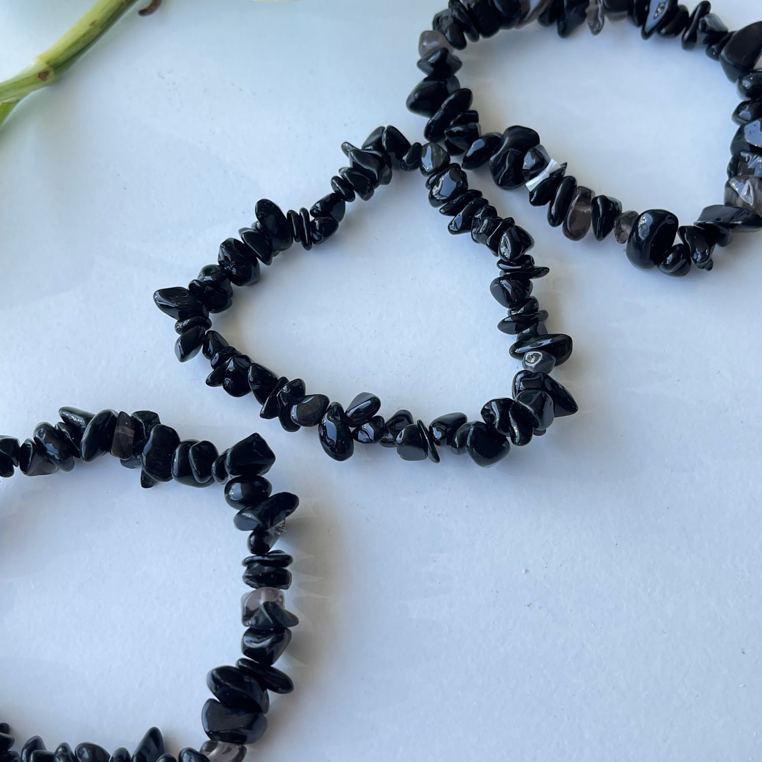 Black Tourmaline Chip Bracelet