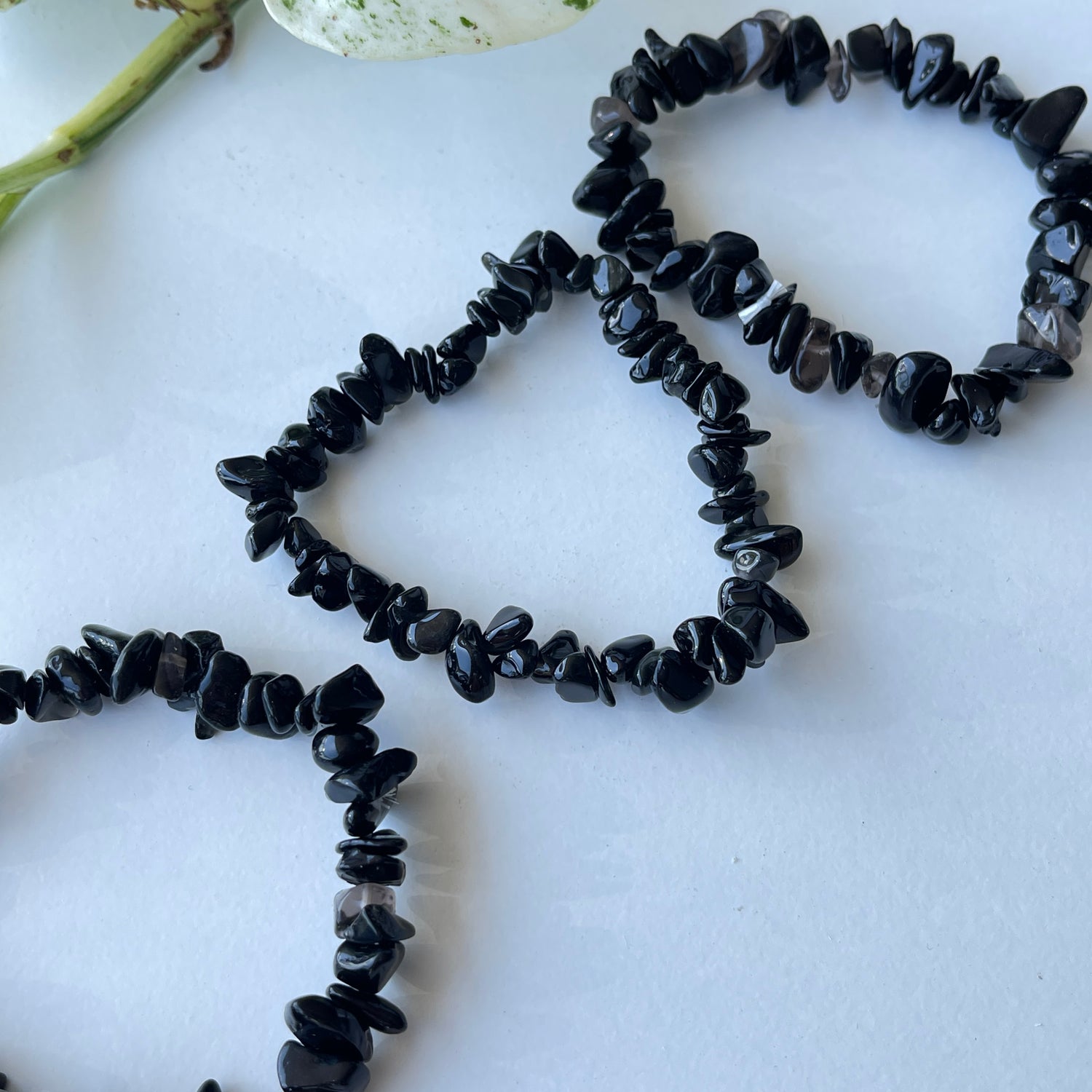 Black Tourmaline Chip Bracelet