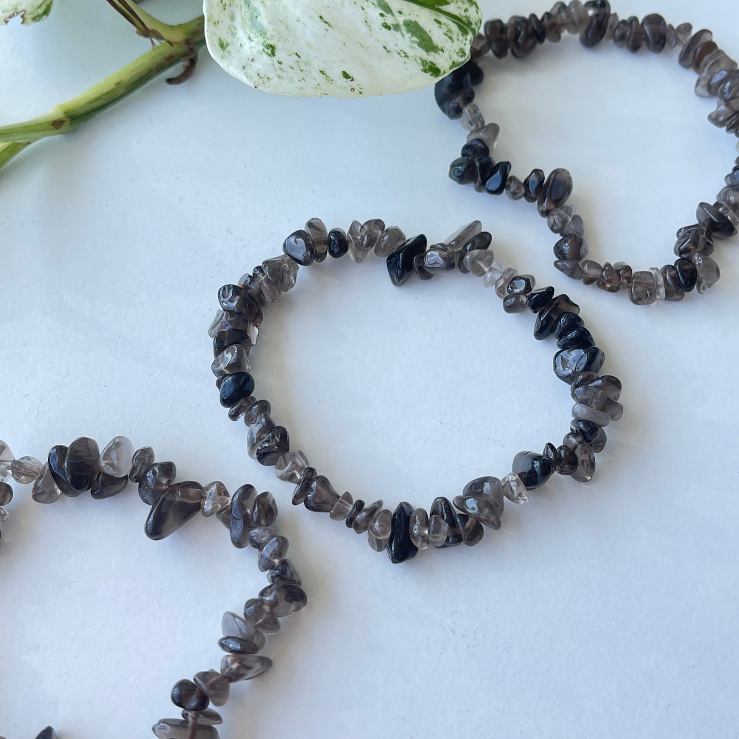 Smoky Quartz Chip Bracelet