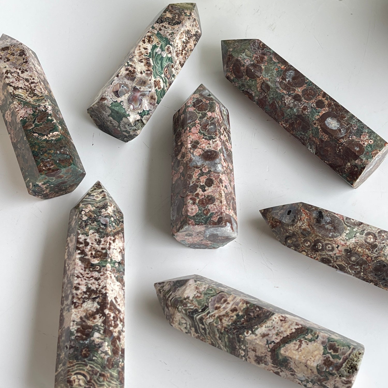 Rhyolite Flower & Green Jasper Generator