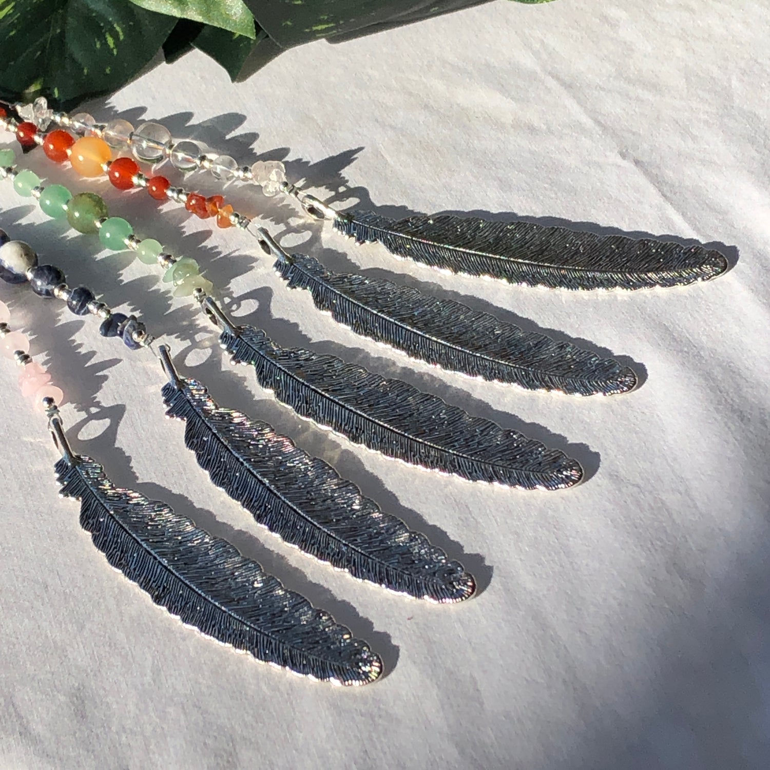 Feather Crystal Hanging