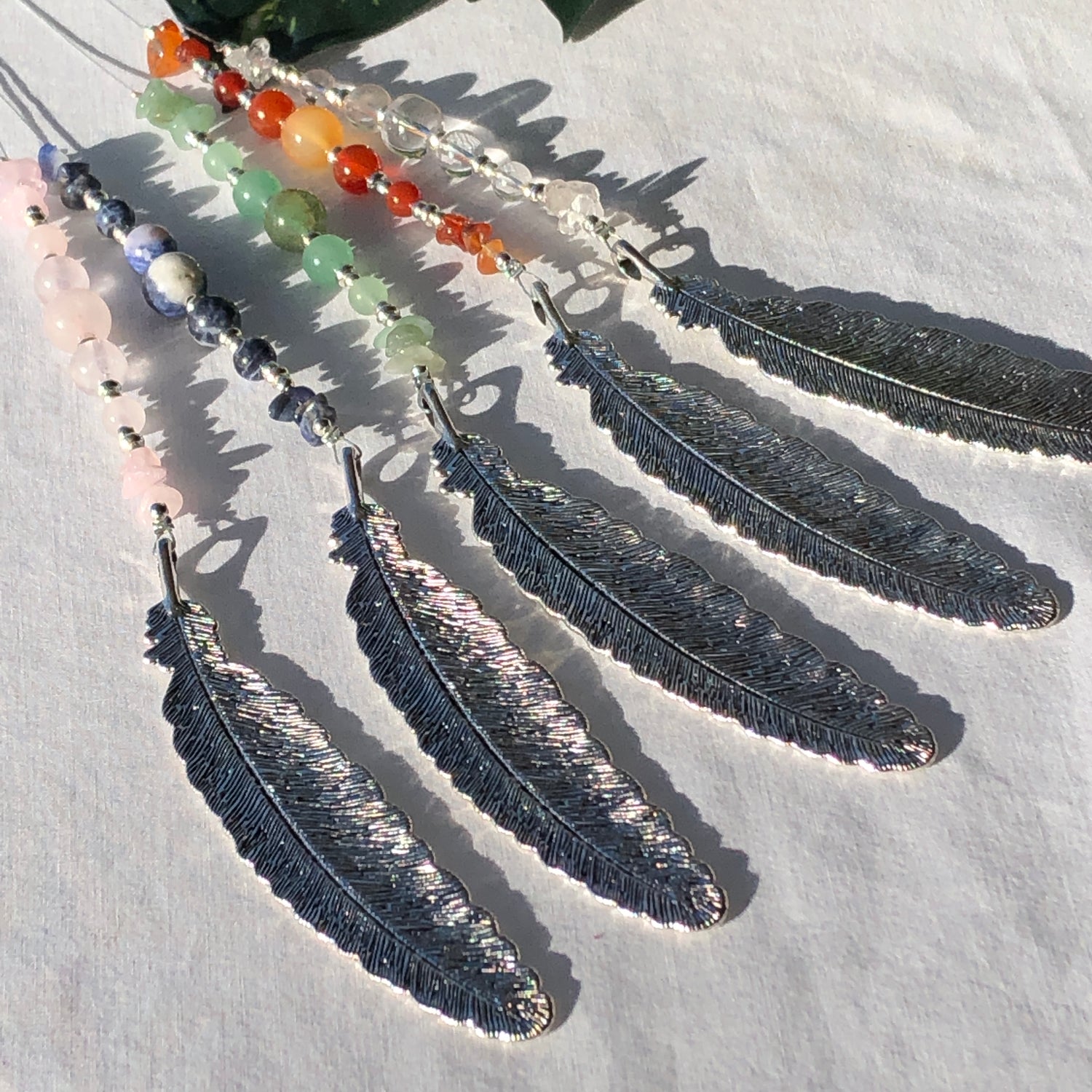 Feather Crystal Hanging