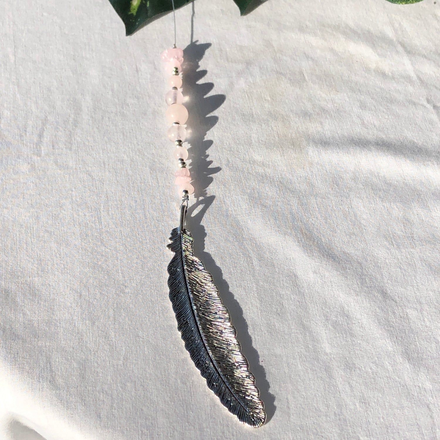 Feather Crystal Hanging