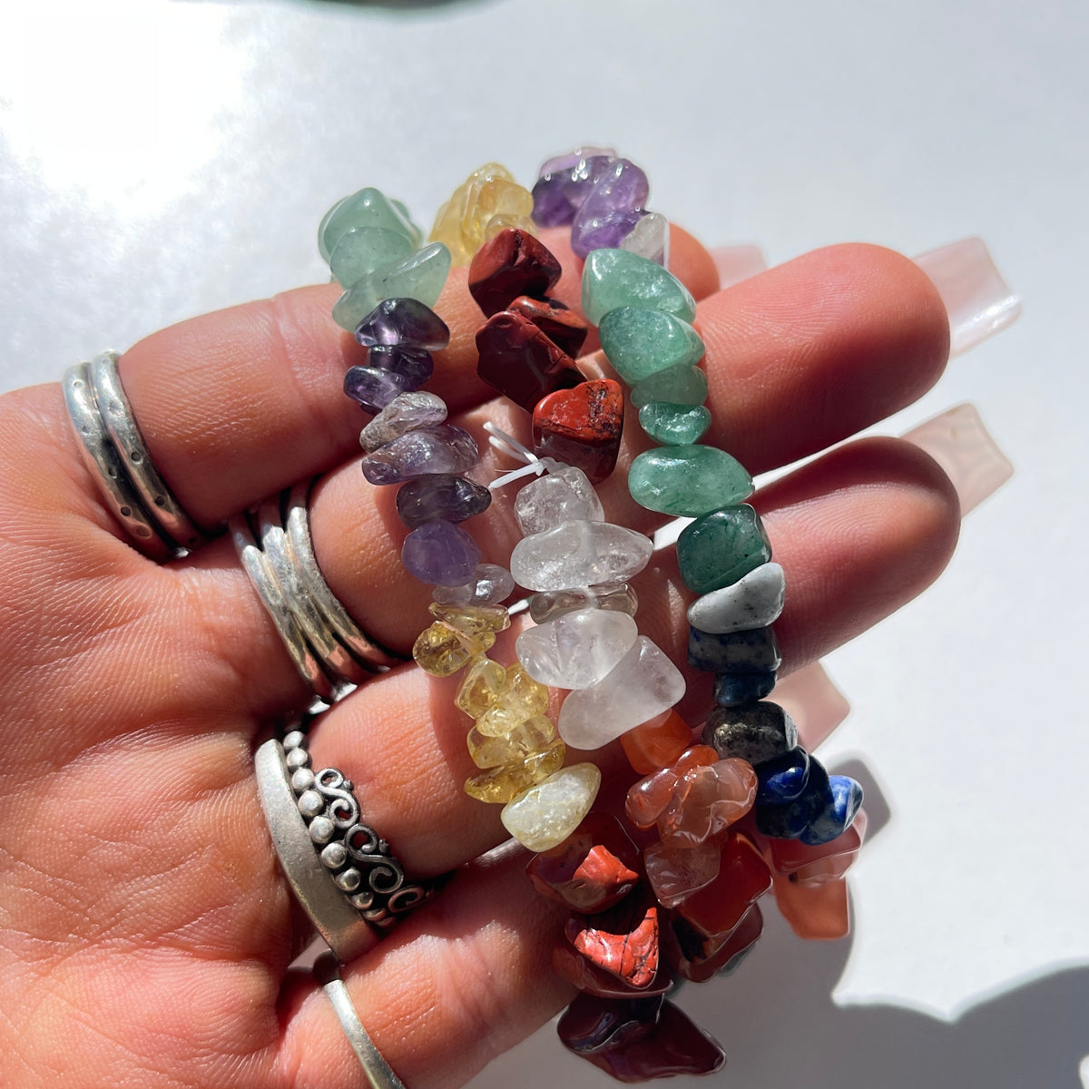Chakra Chip Bracelet