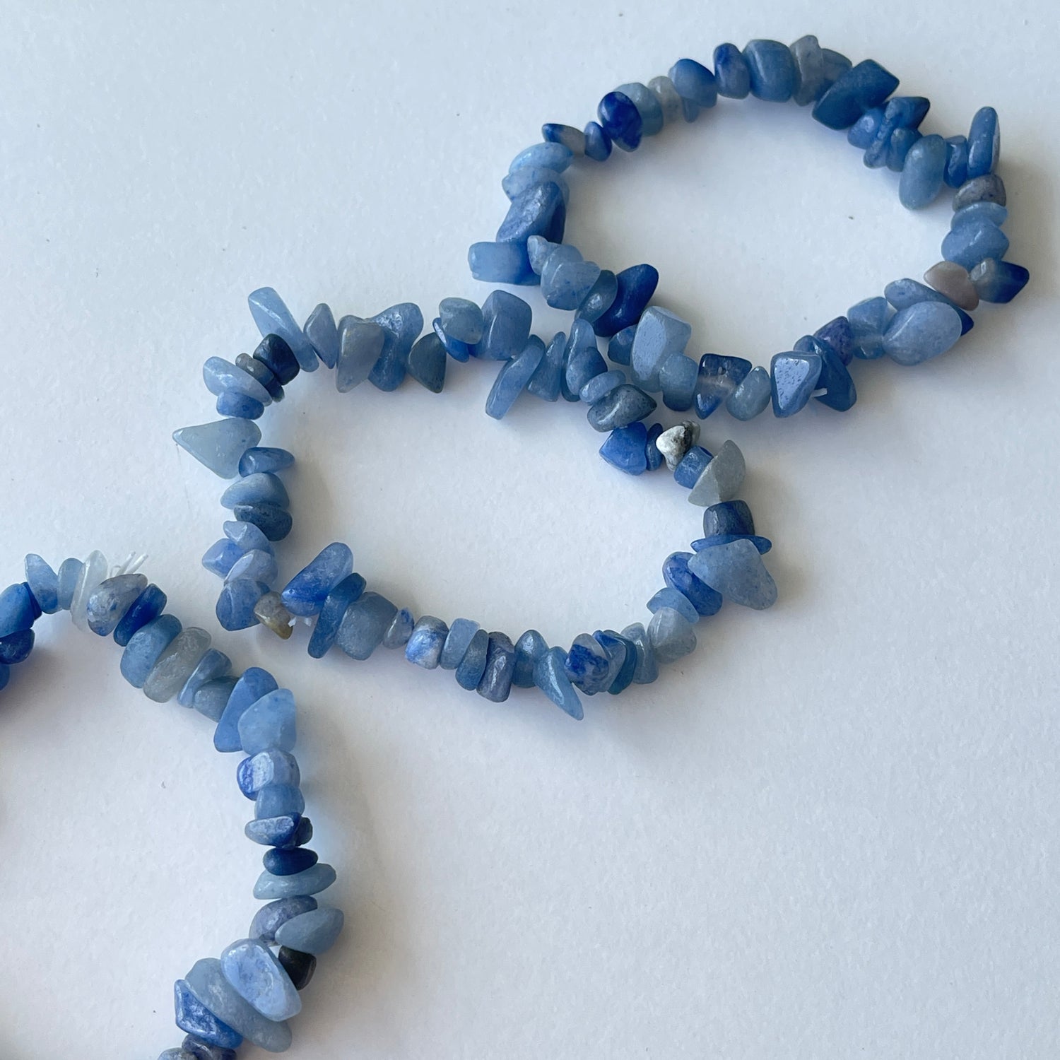 Blue Quartz Chip Bracelet